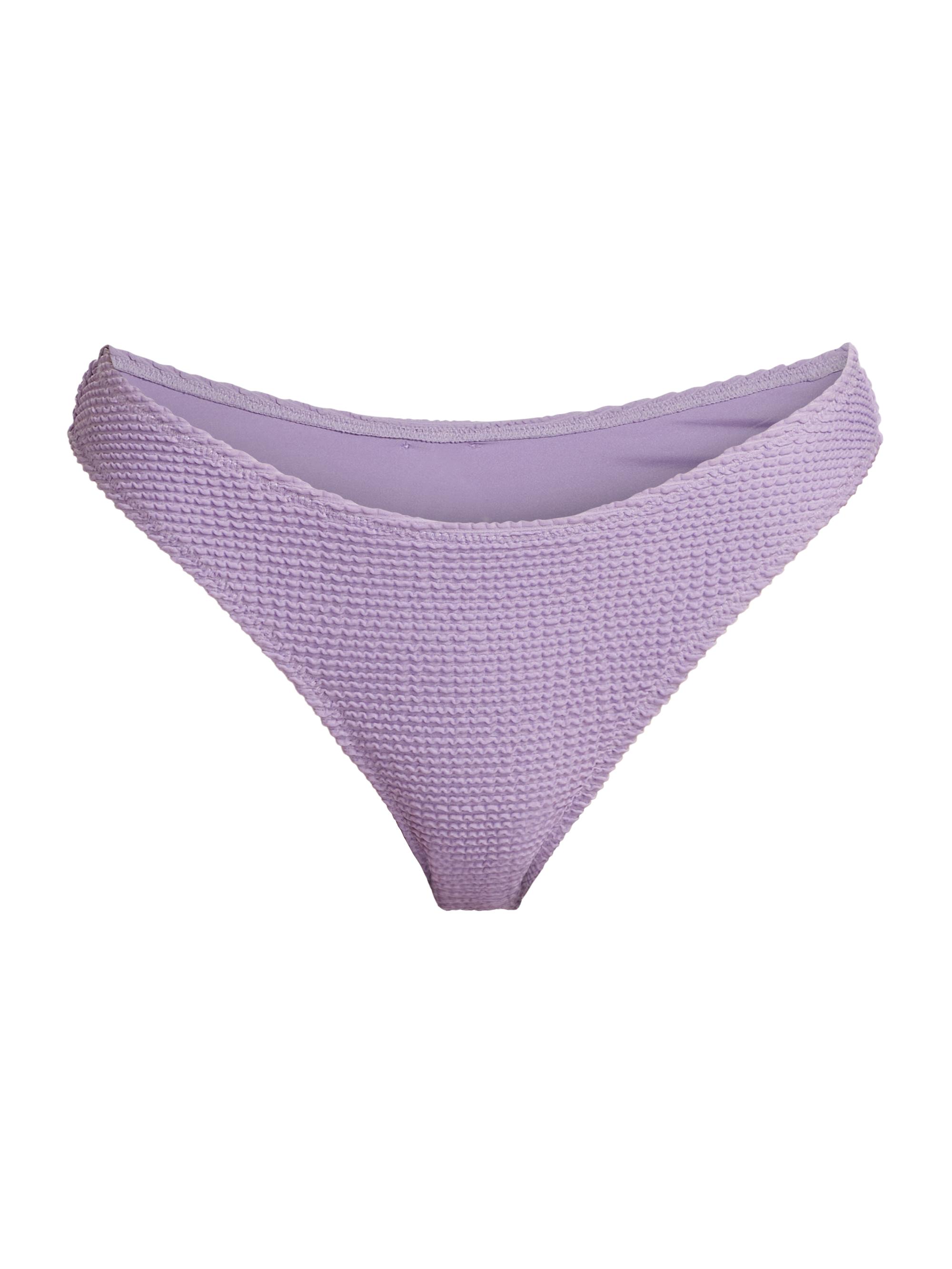 Milly Women's Margot Textured Bikini Bottom - Orchid
