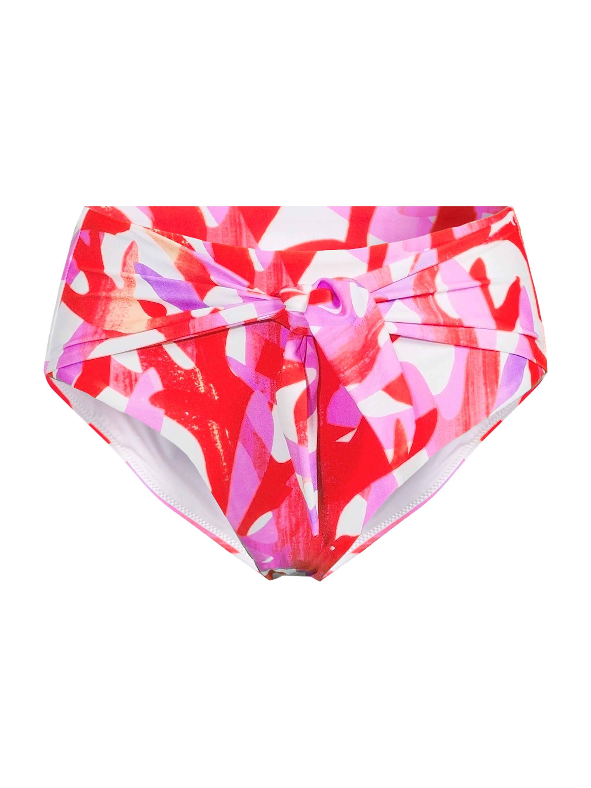 Milly Women's Italian Under The Sea Tie Bikini Bottom - Pink Multi