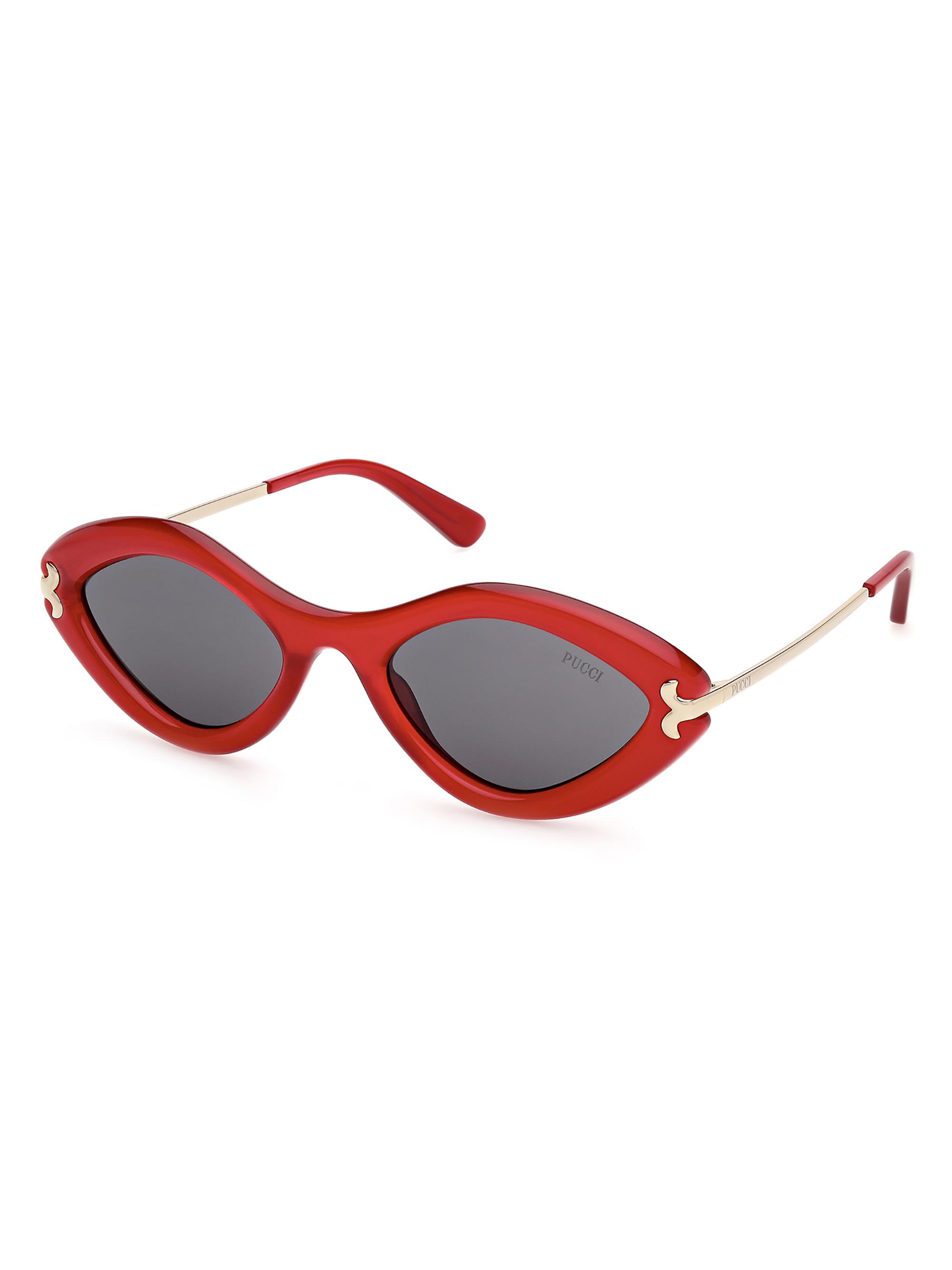 Pucci Women's 54MM Cat-Eye Sunglasses - Red Gold Black