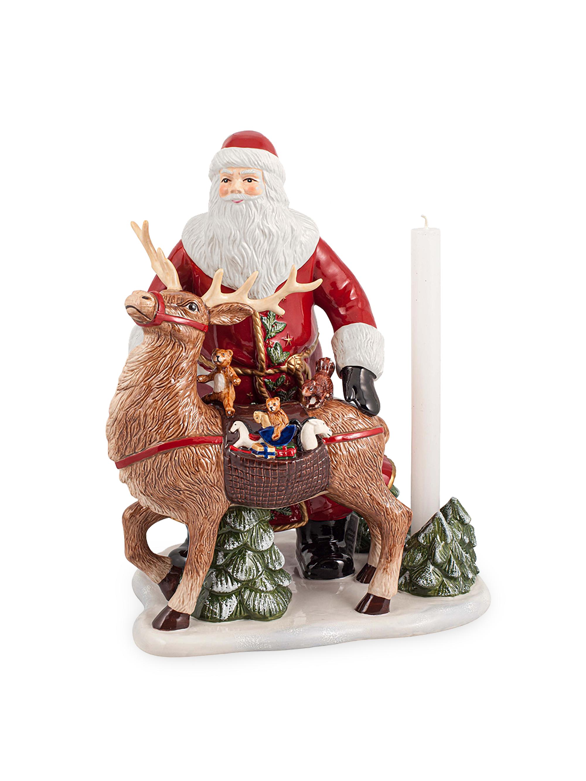 Villeroy & Boch トナカイとサンタ　置き物 Villeroy & Boch トナカイとサンタ 置き物 - メルカリ