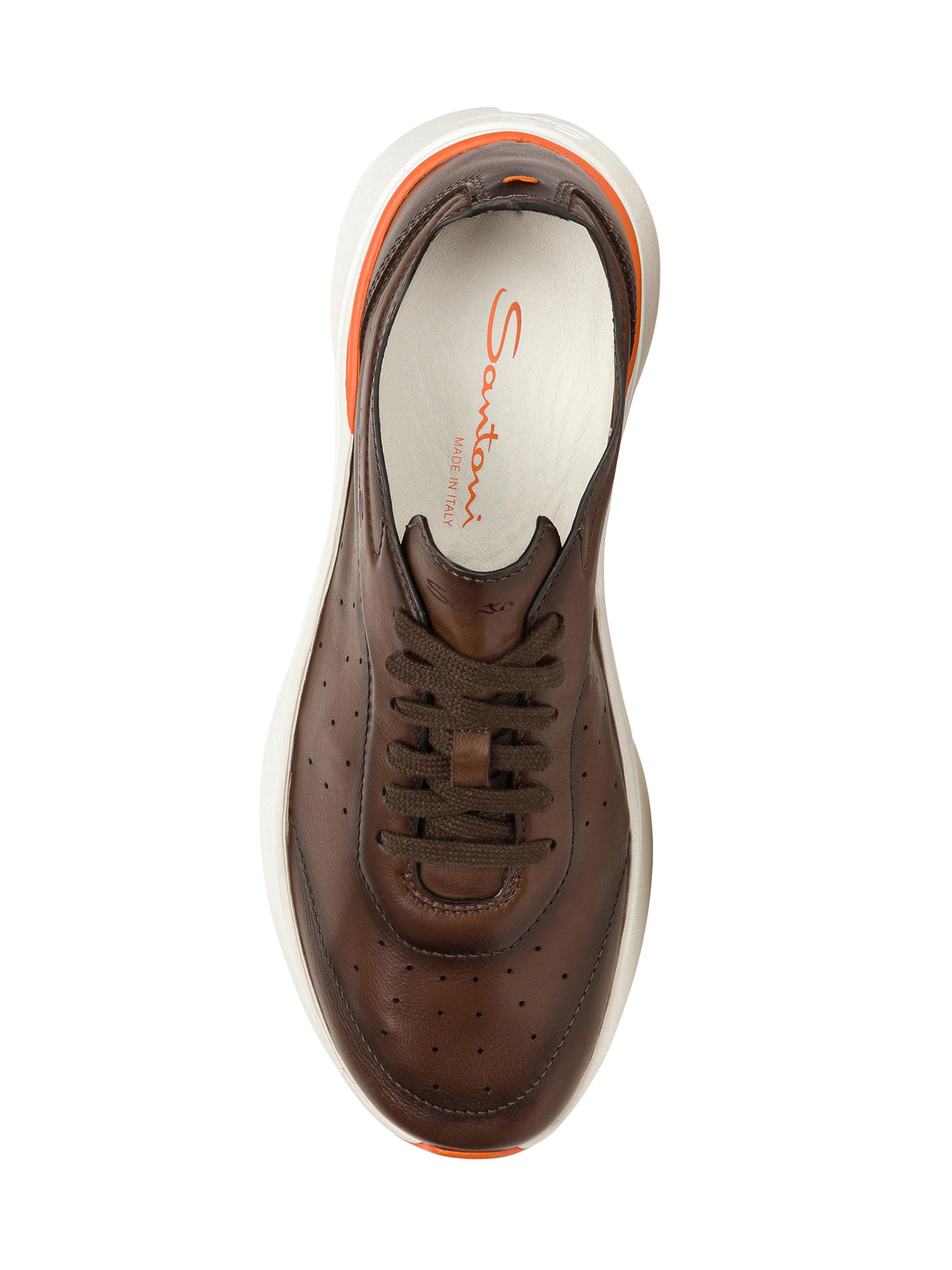 Santoni E 7ハーフ Santoni Bounce Leather Low-Top Sneakers | Saks Fifth Avenue