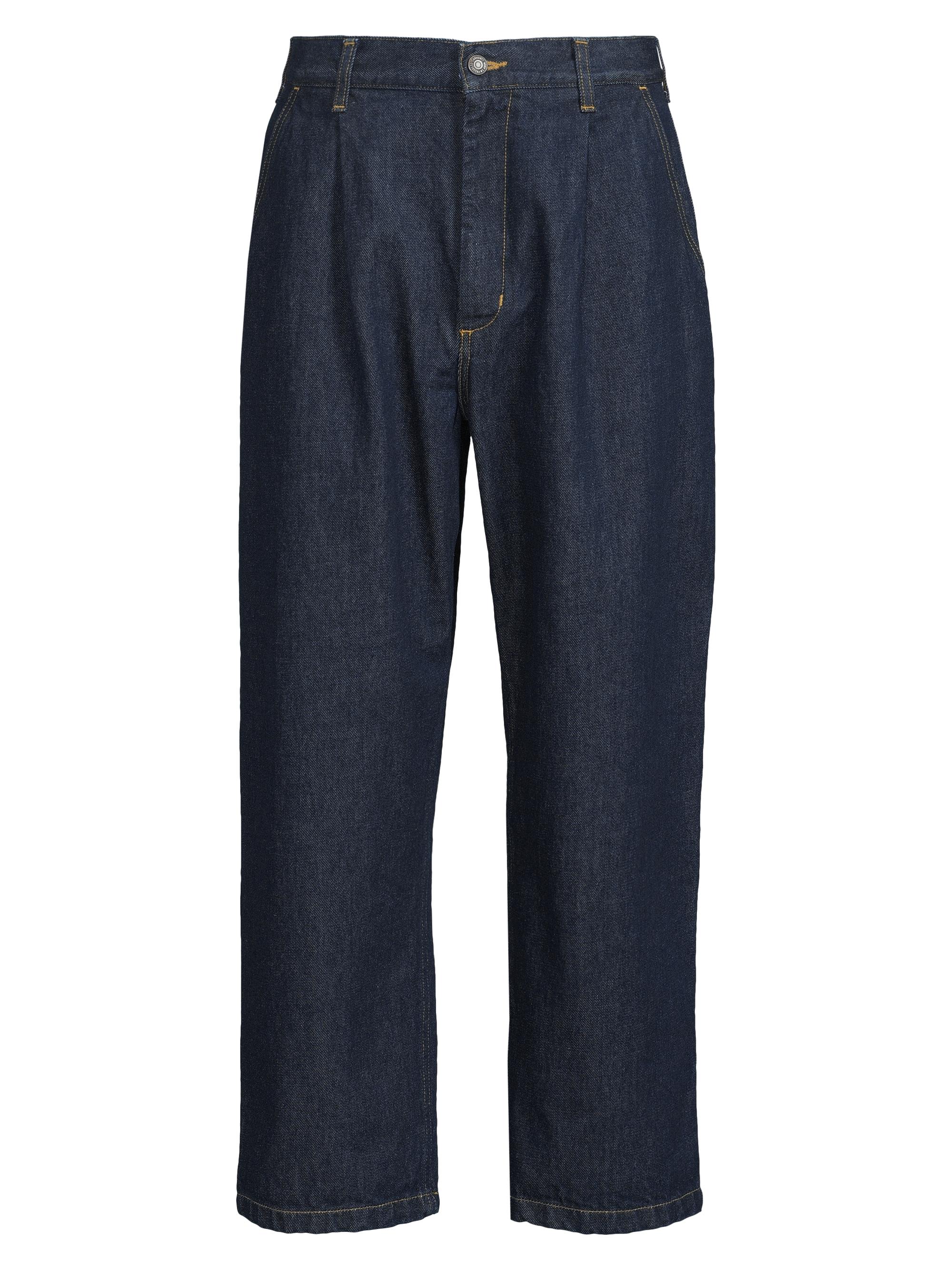 Carhartt WIP Men's Jace Cropped Wide-Leg Jeans - Blue