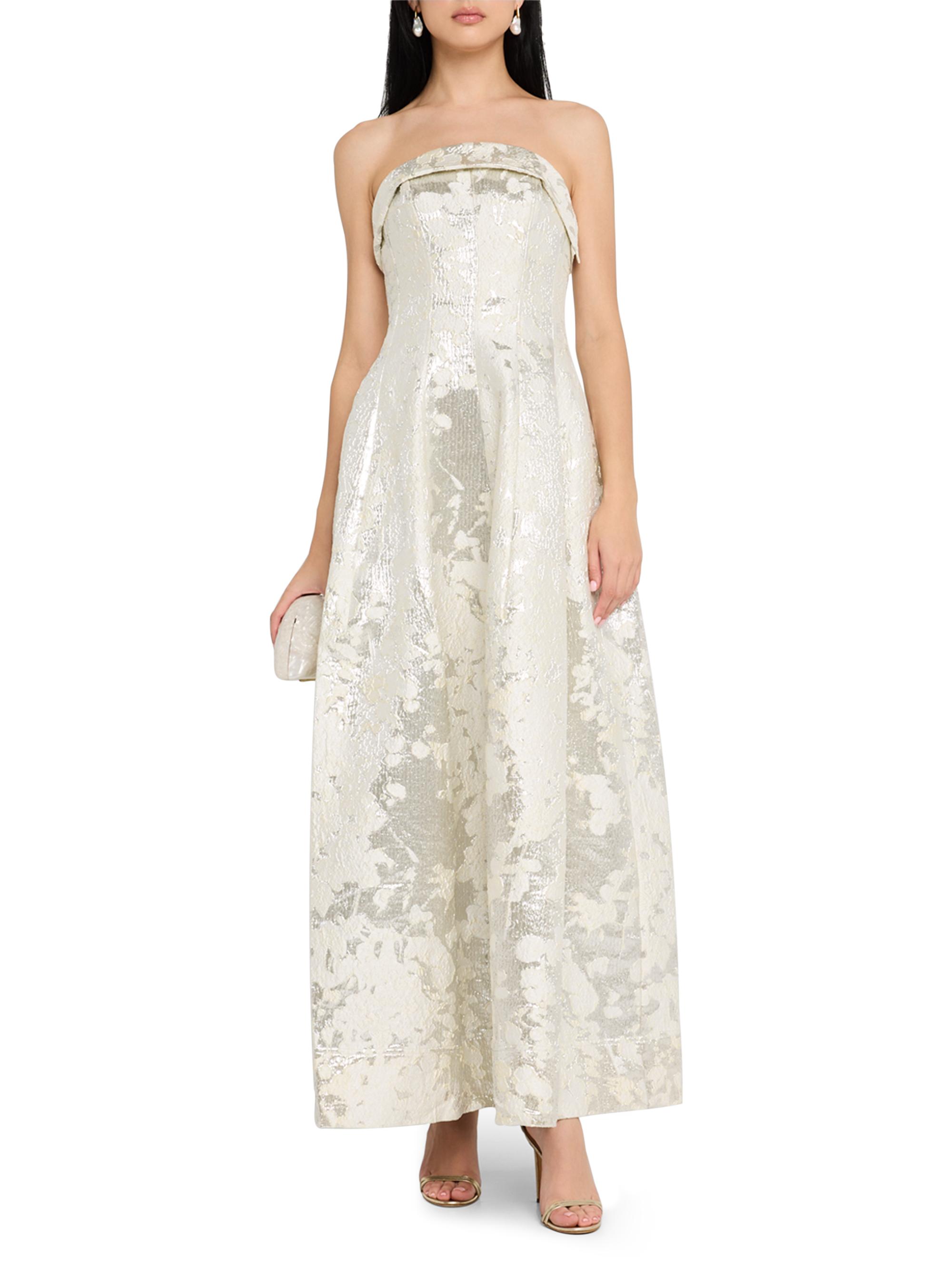 SIMKHAI Octavia Floral Strapless Gown | Saks Fifth Avenue