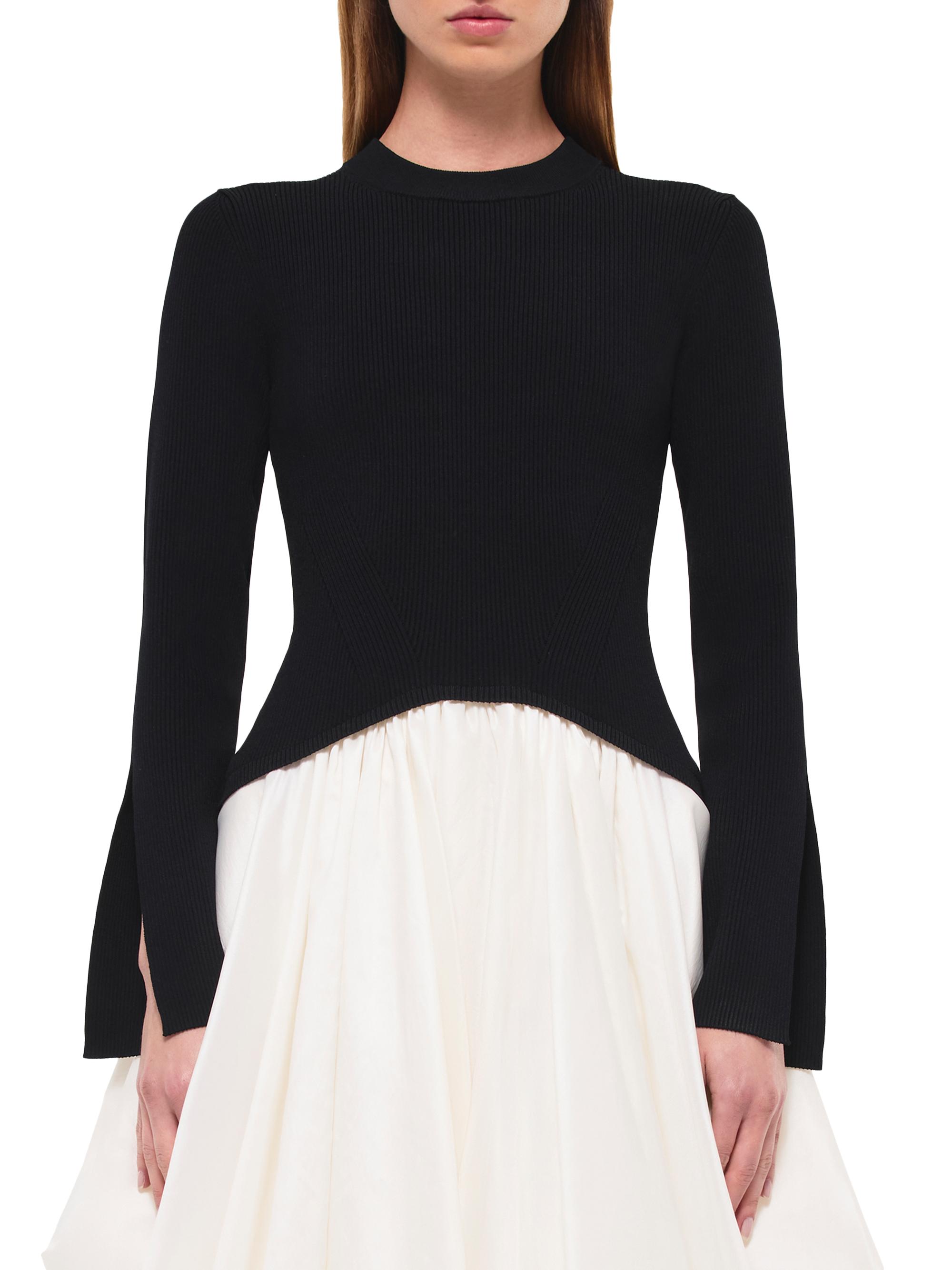 SIMKHAI Women's Kenlie Colorblocked Fit & Flare Midi-Dress - Black Multi