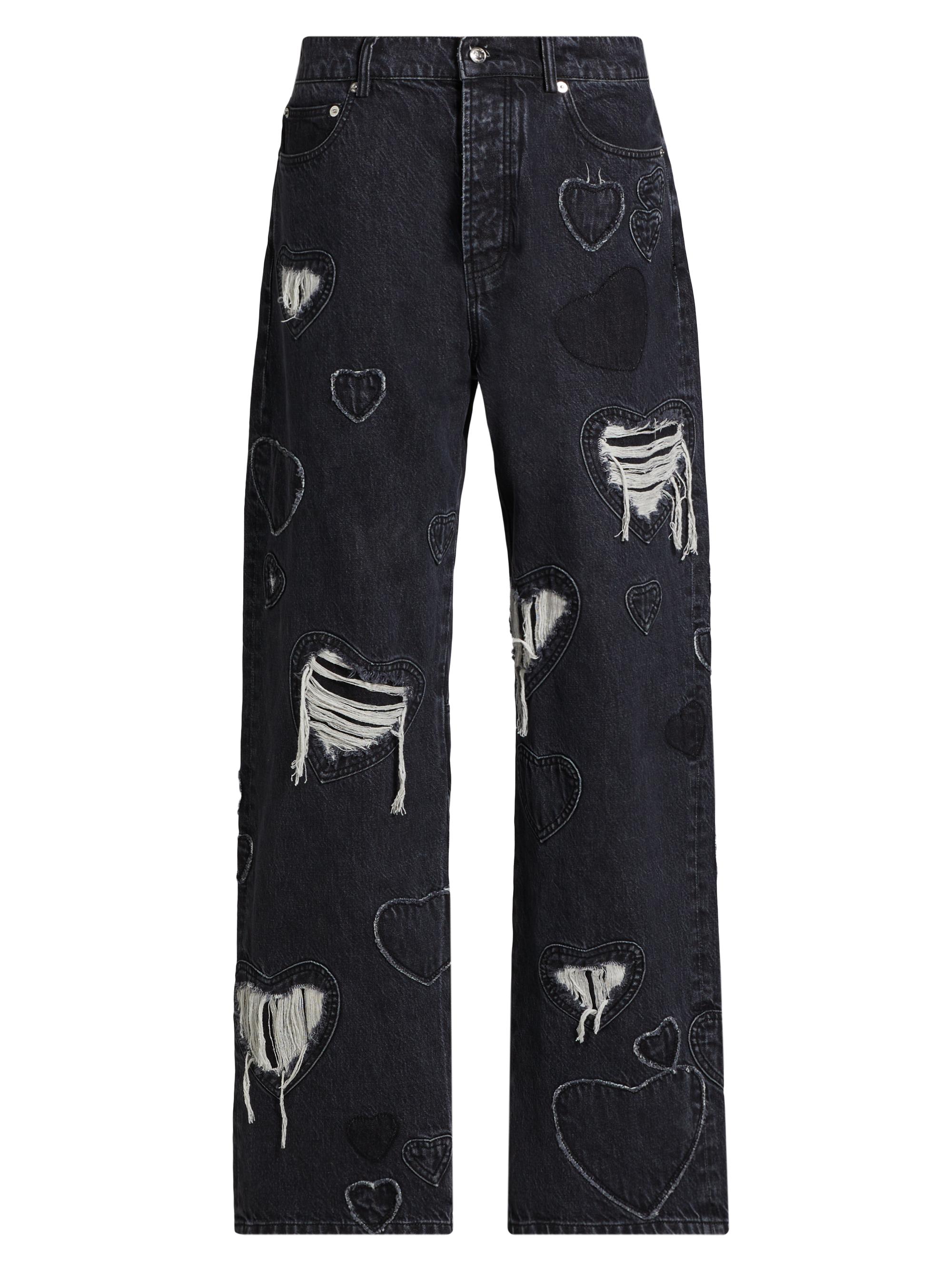 Nahmias Heart Patchwork Jeans | Saks Fifth Avenue
