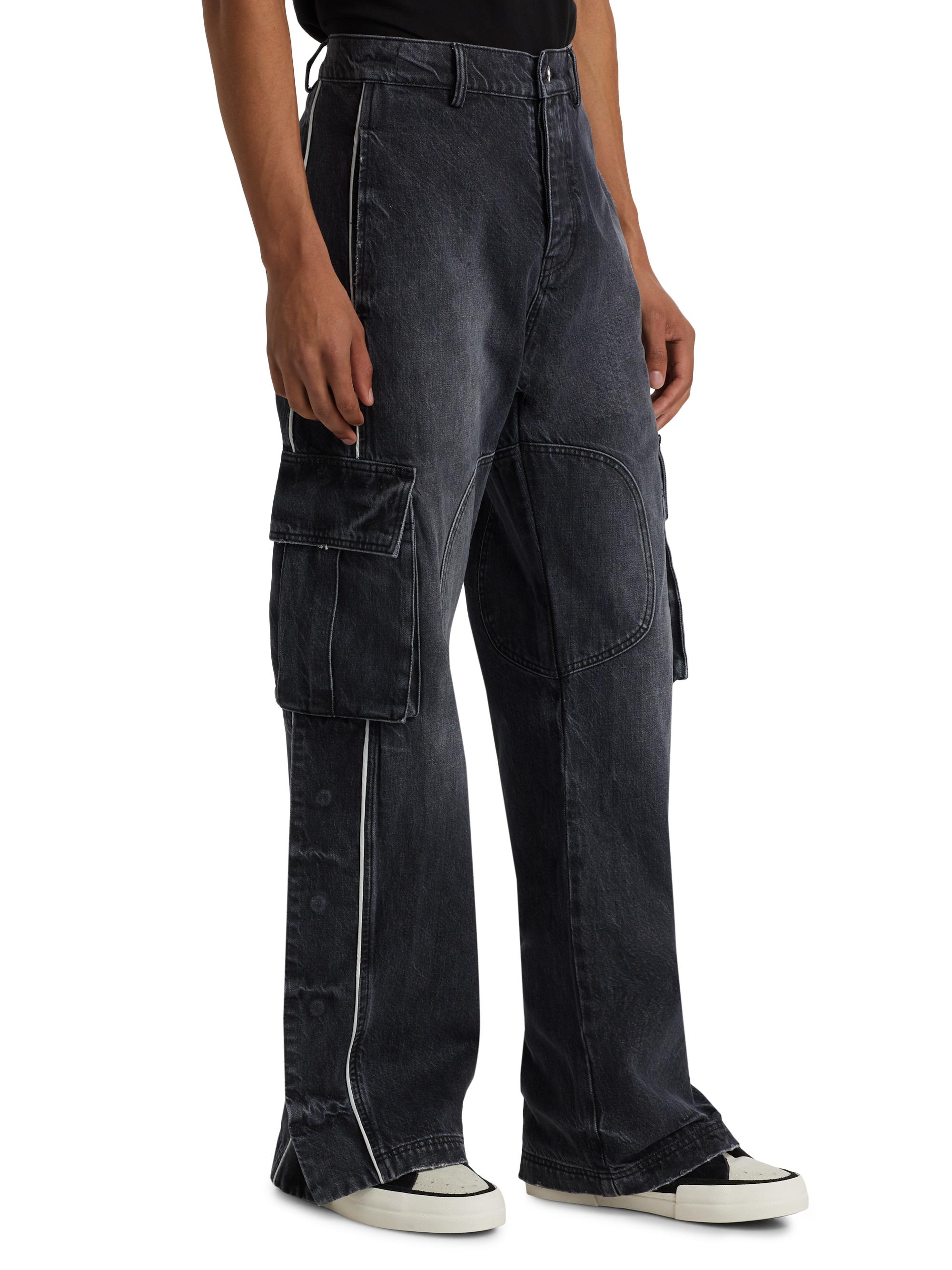 Pantalon Cargo J Brand Taille 32 - Noir, 100% Coton, Coupe Jogger, Occasion Très Bon état