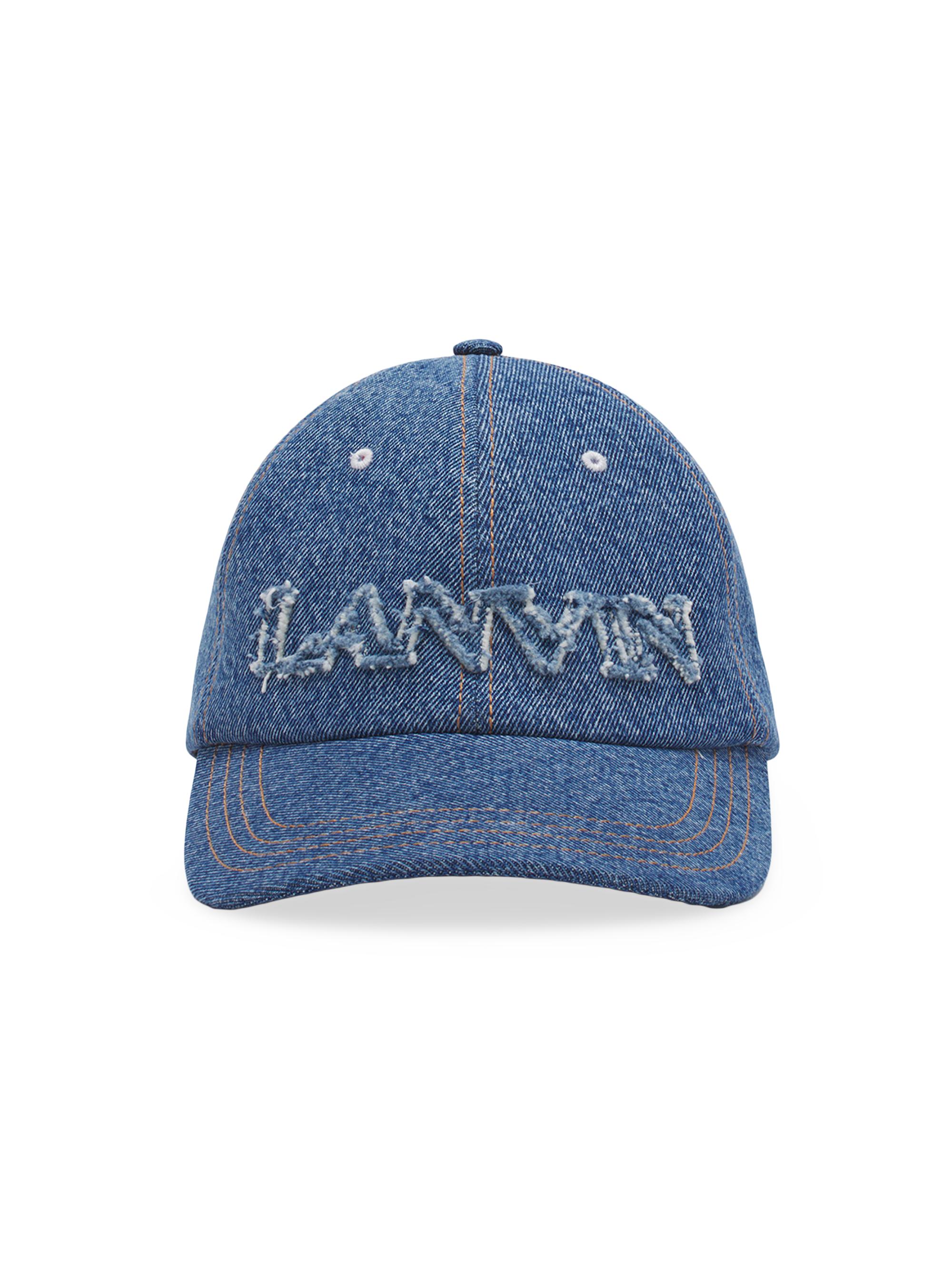 Lanvin Men's Cap in Denim - Denim Blue