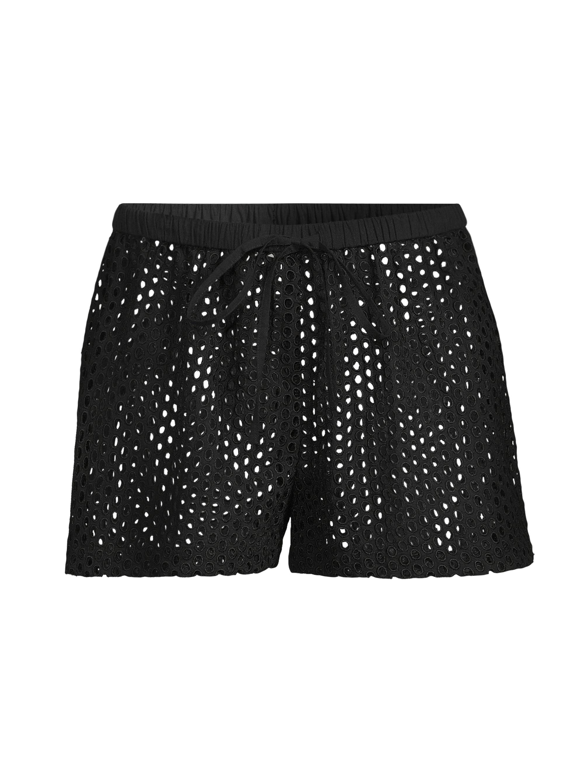 Solid & Striped Women's Nancy Eyelet Shorts - Noir