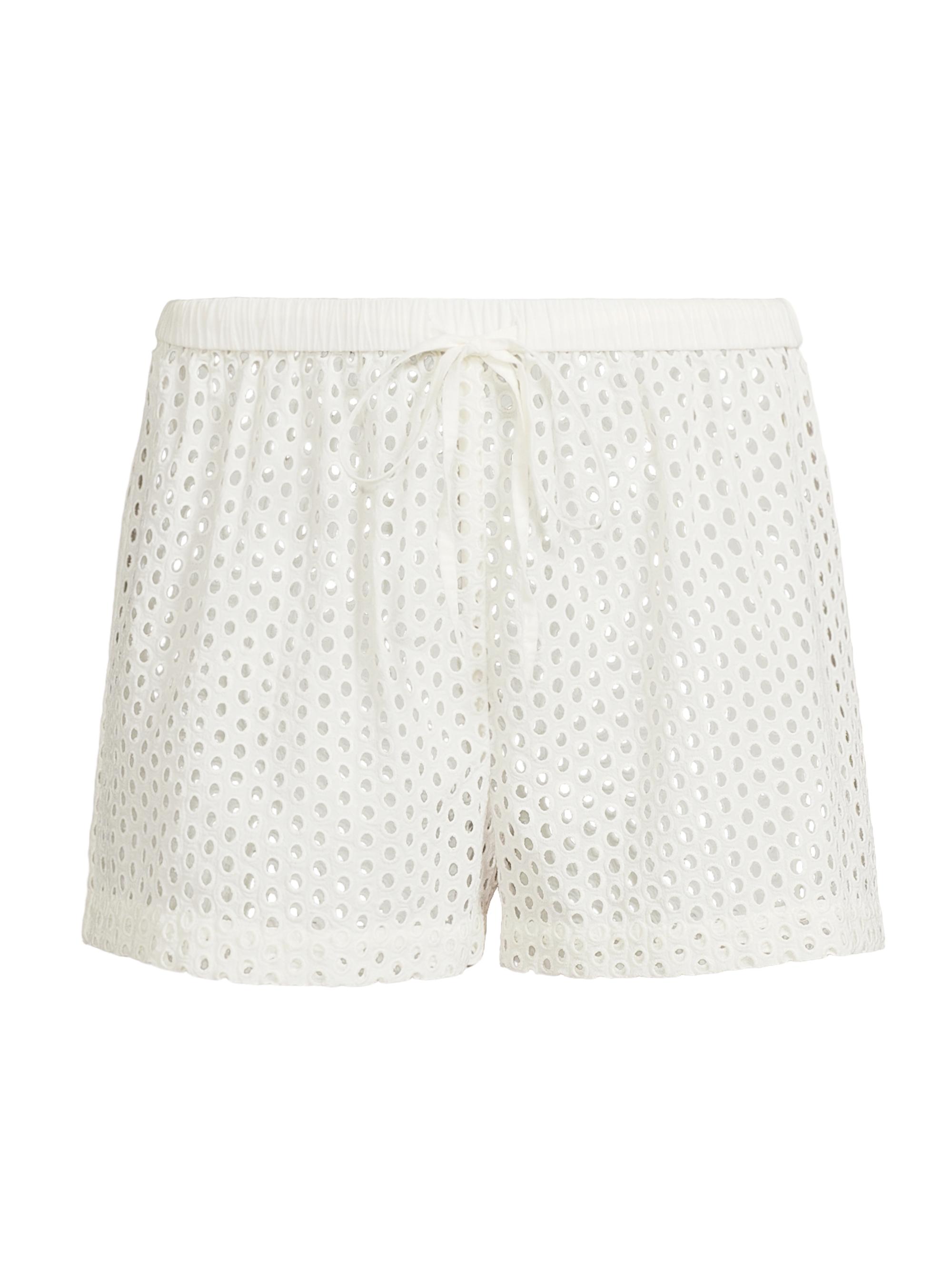 Solid & Striped Women's Nancy Eyelet Shorts - Brule