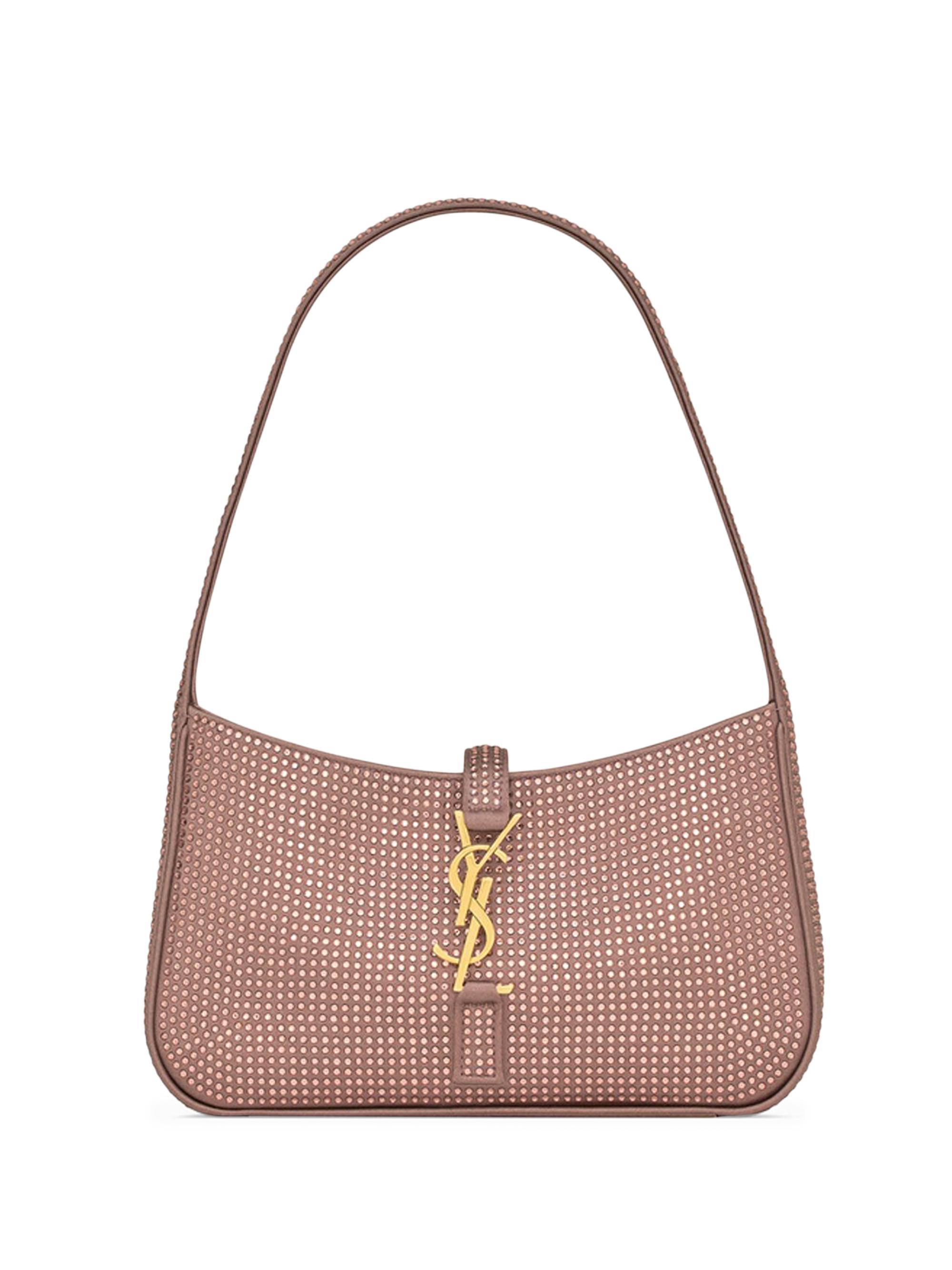 Saint Laurent LE 5 À 7 in Suede and Shearling | Saks Fifth