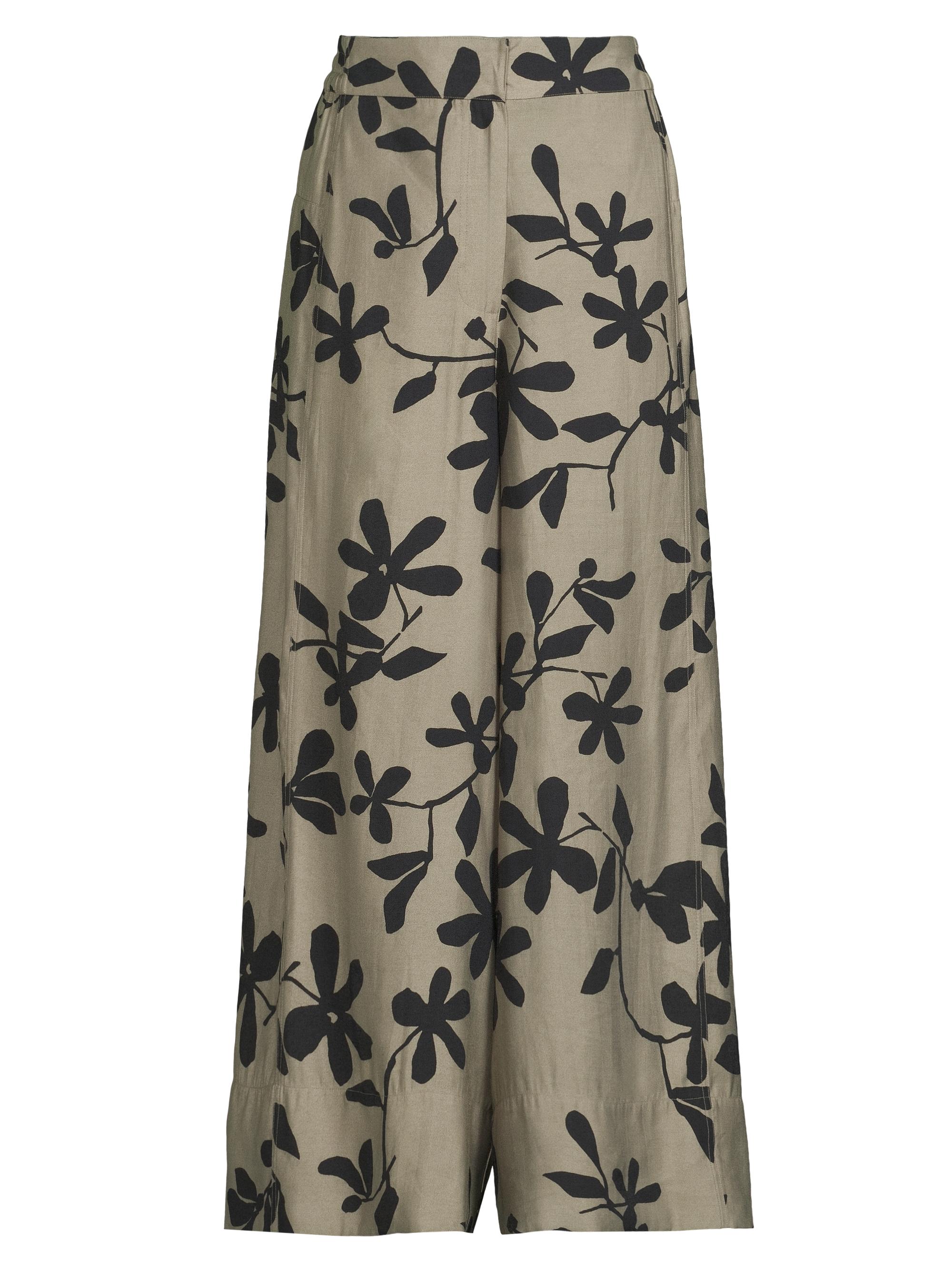 Masai Copenhagen Women's Pasifica Floral Wide-Leg Trousers - Vetiver