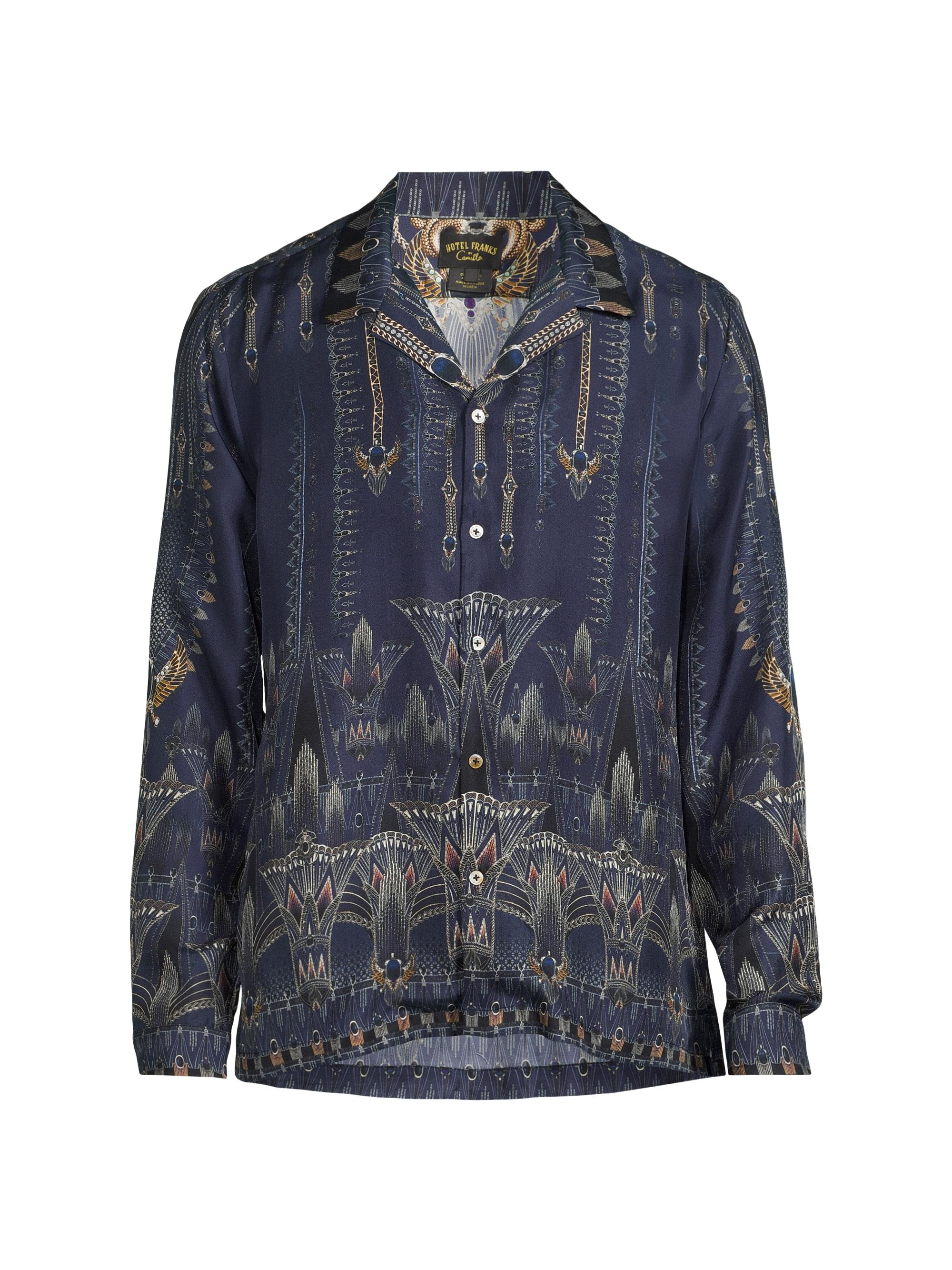 Versace Jeans Couture Baroque Long-Sleeve Shirt | Saks Fifth Avenue