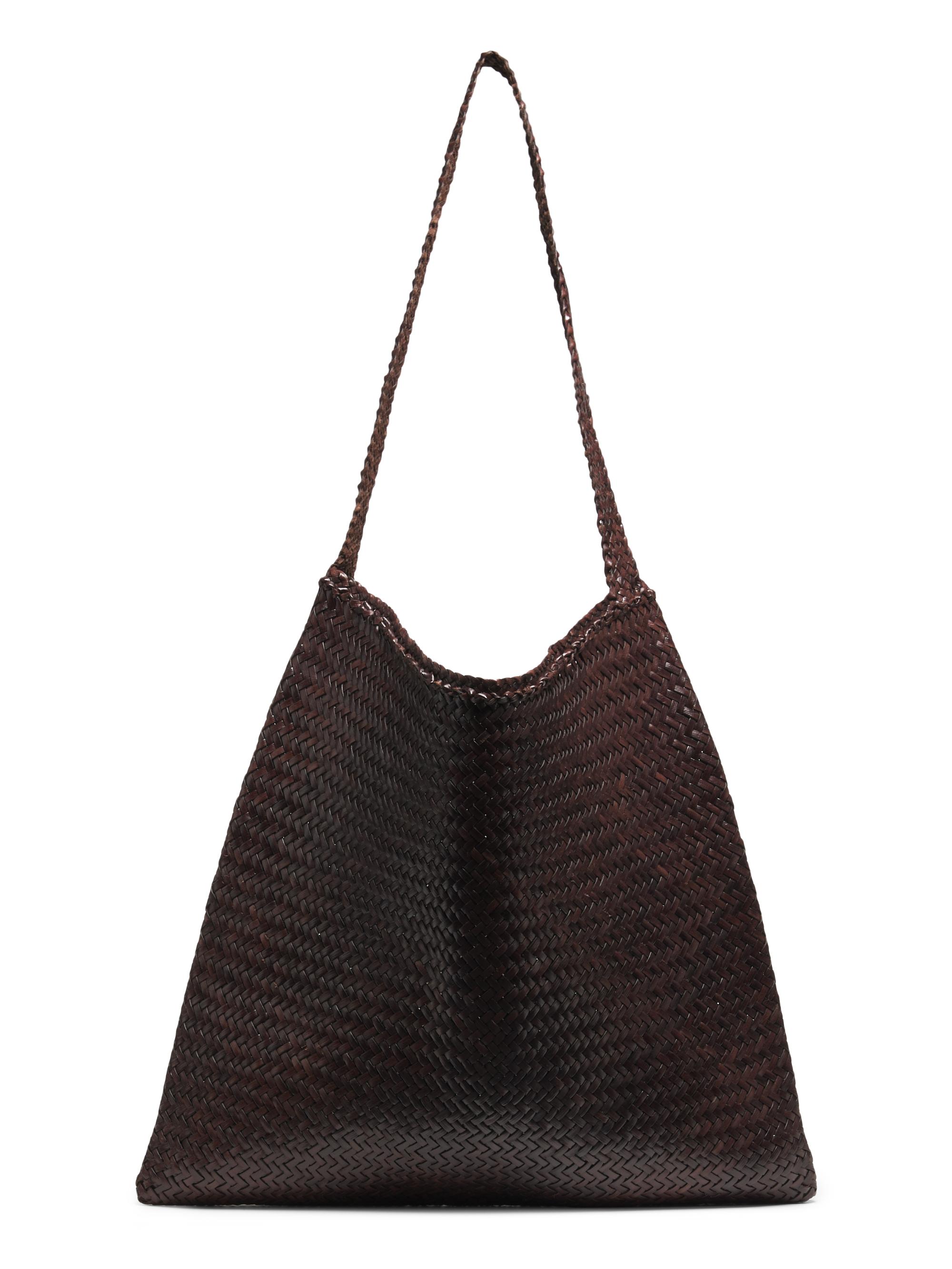 Dragon Diffusion Women's Ars Leather Shoulder Bag - Dark Brown