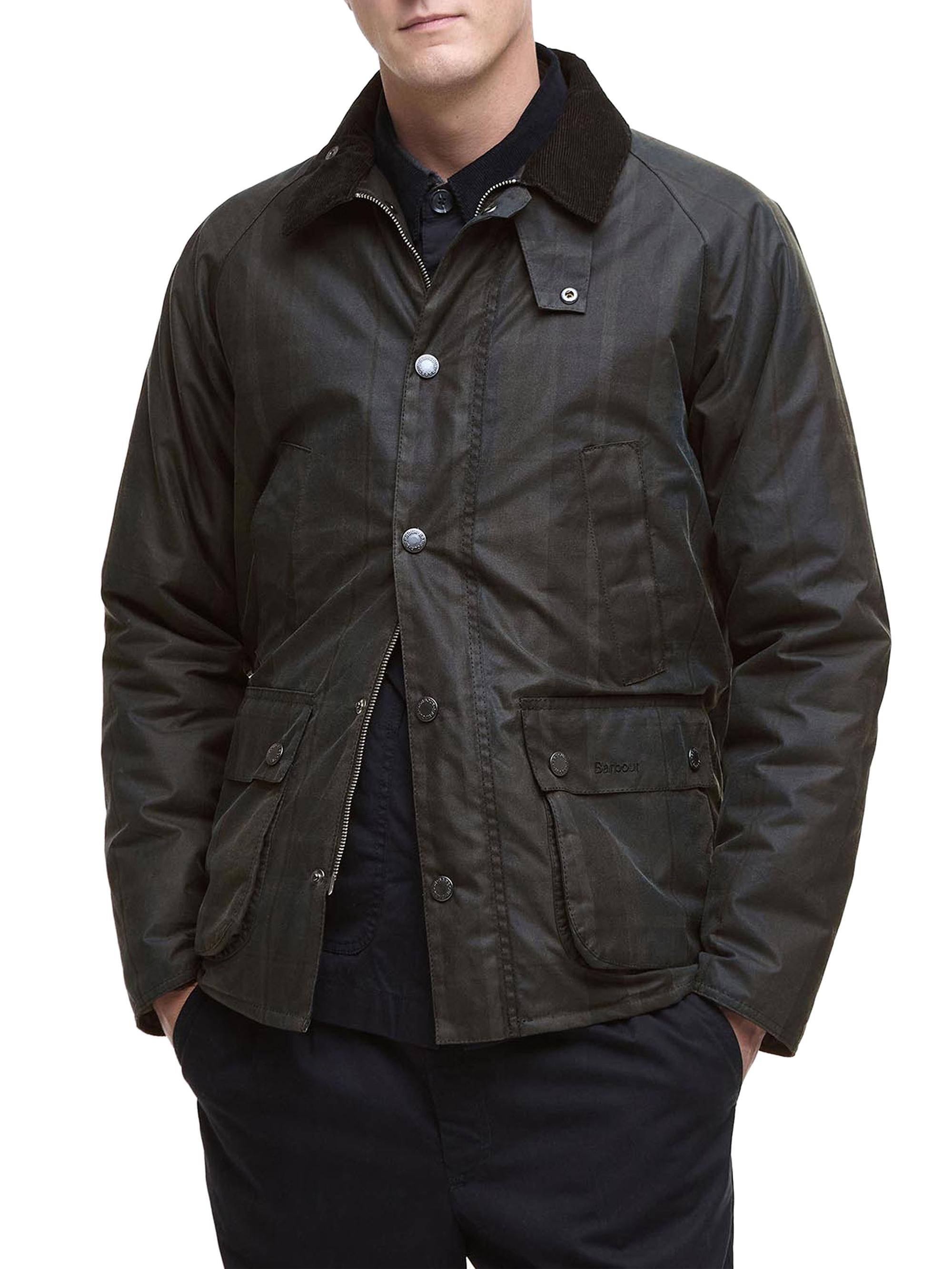 Barbour Modern Check Bedale Wax Jacket Saks Fifth Avenue