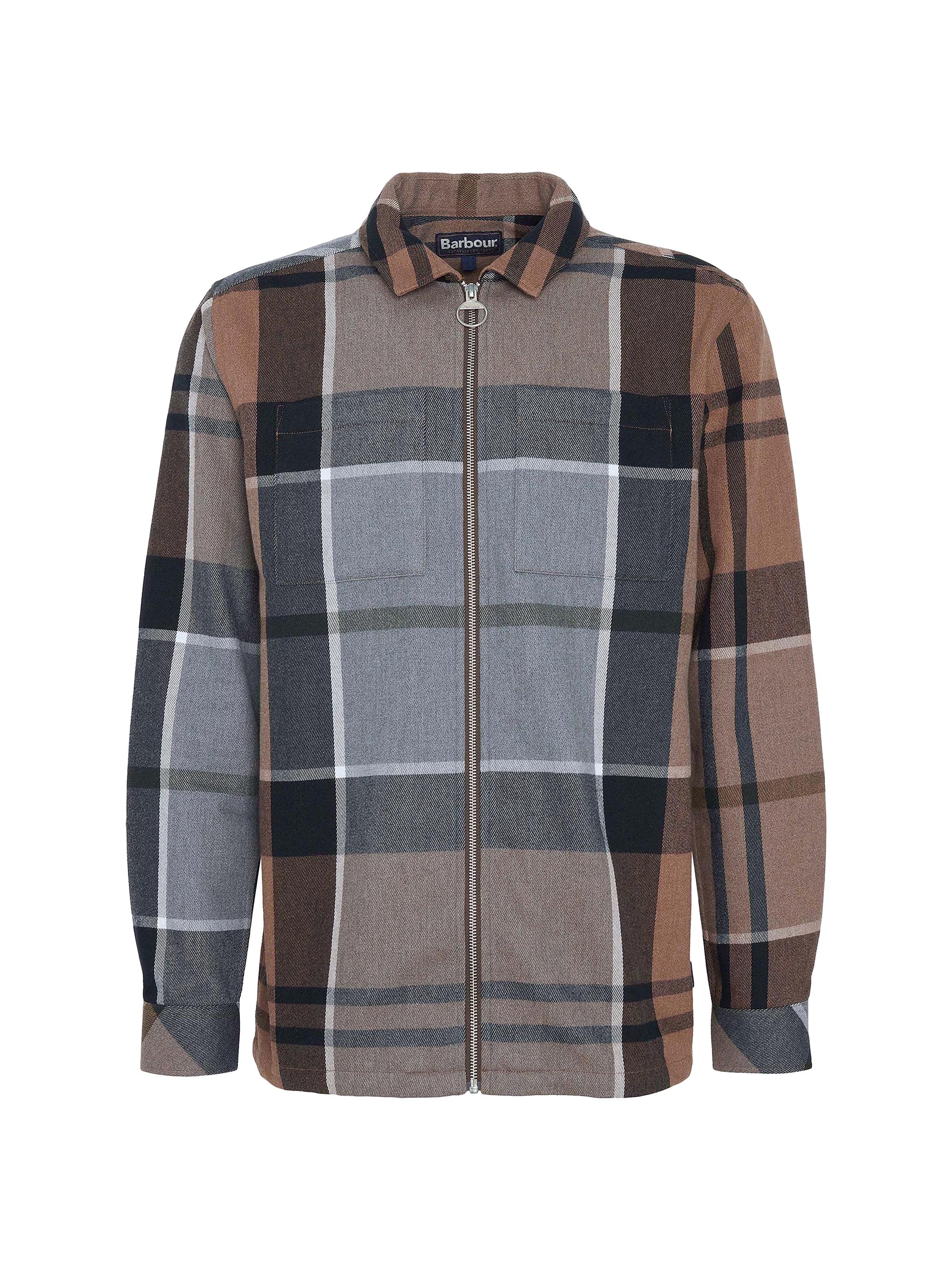 Barbour Men's Lannich Tartan Overshirt - Cedarwood