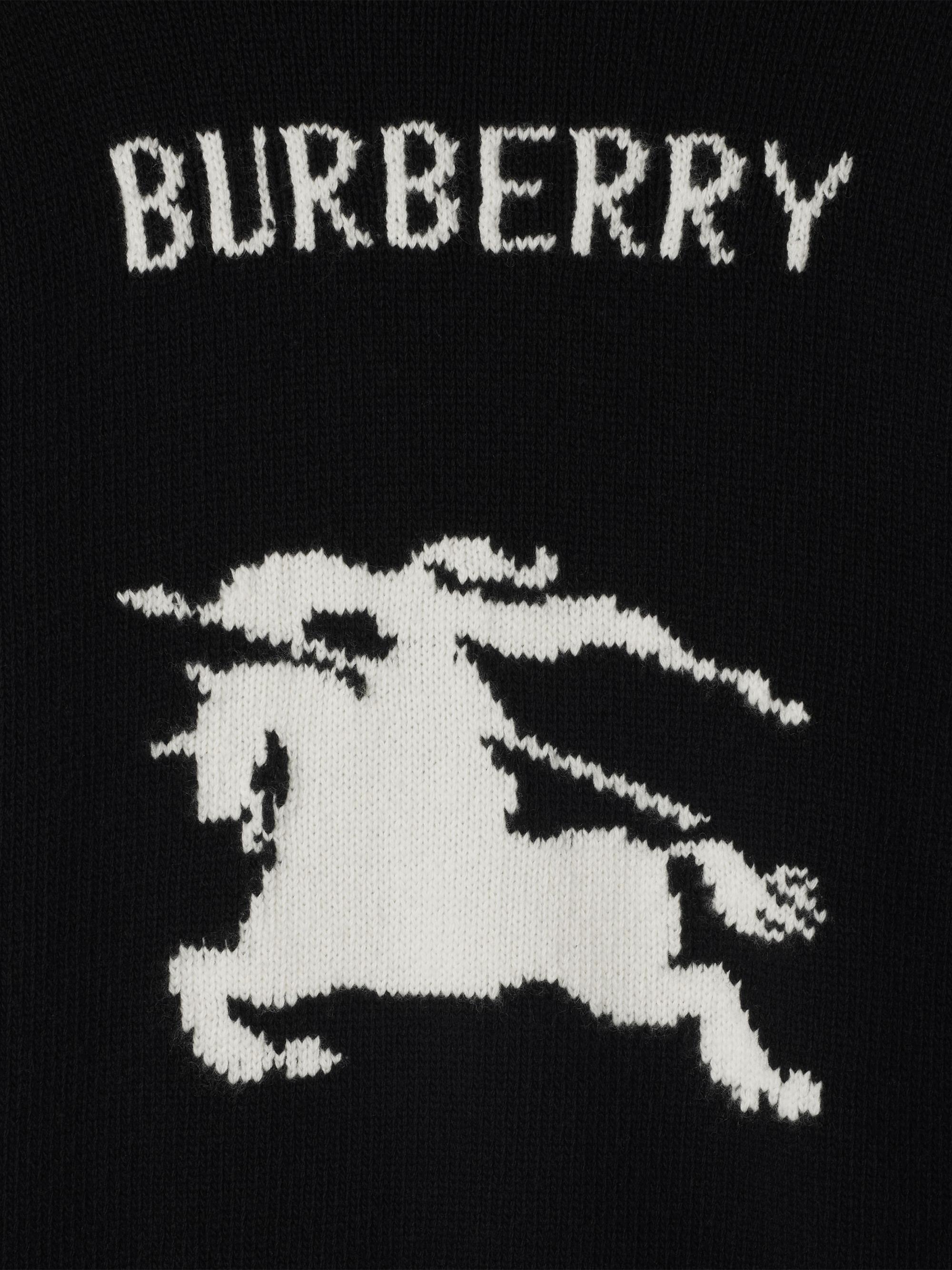 Burberry Equestrian Knight Design Wool & Cashmere Sweater | Saks