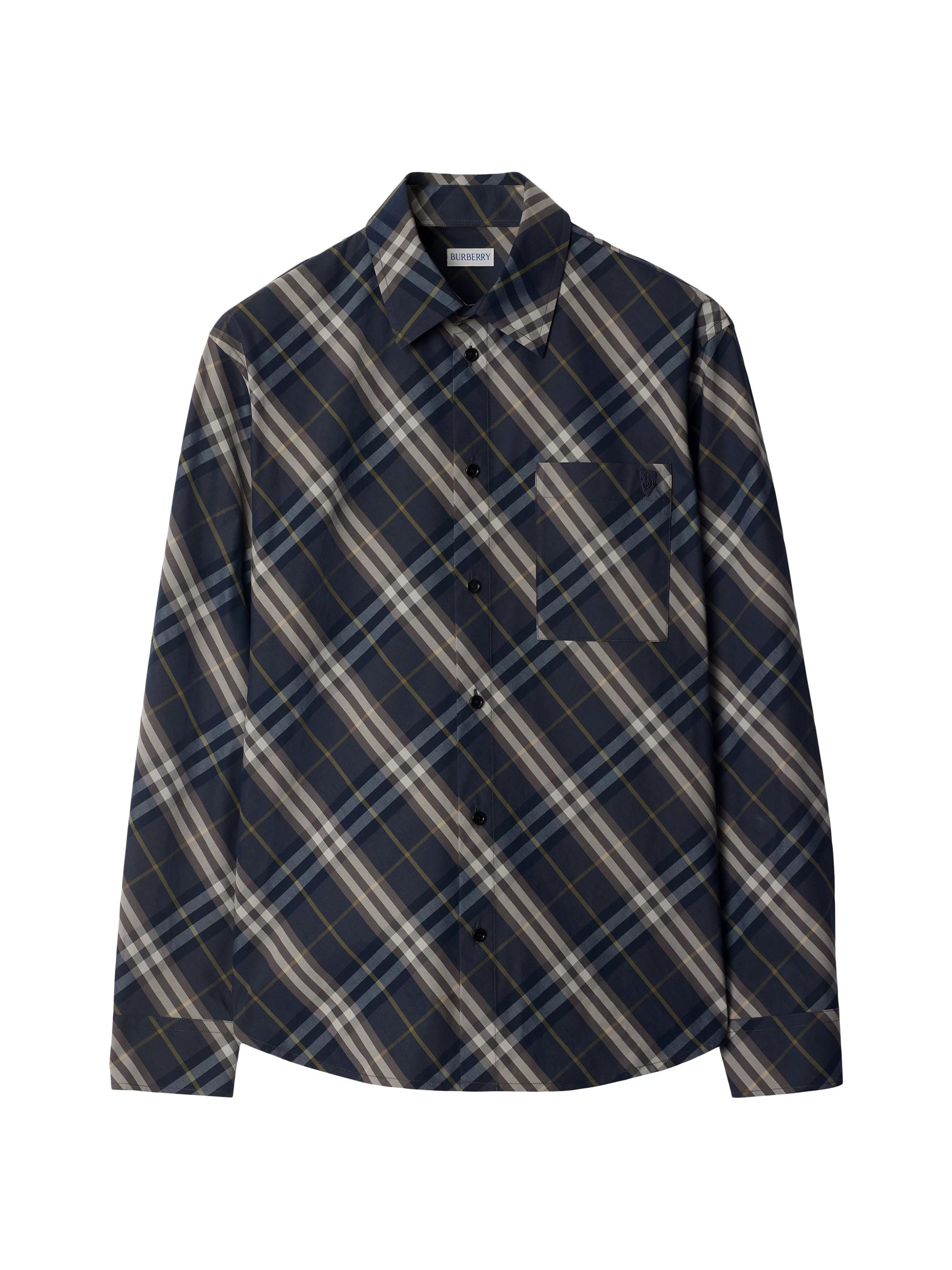 Burberry Check Button-Up Shirt | Saks Fifth Avenue