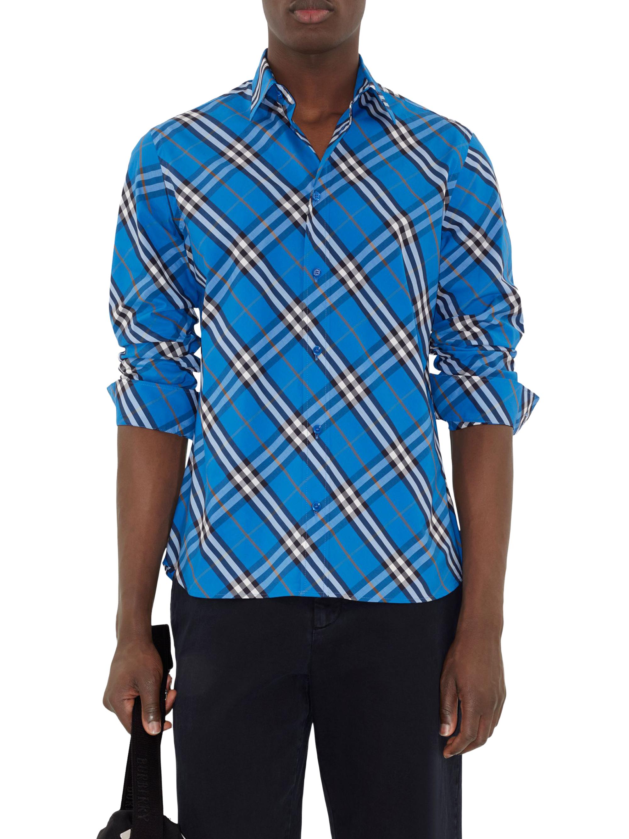 Burberry Check Cotton Shirt | Saks Fifth Avenue