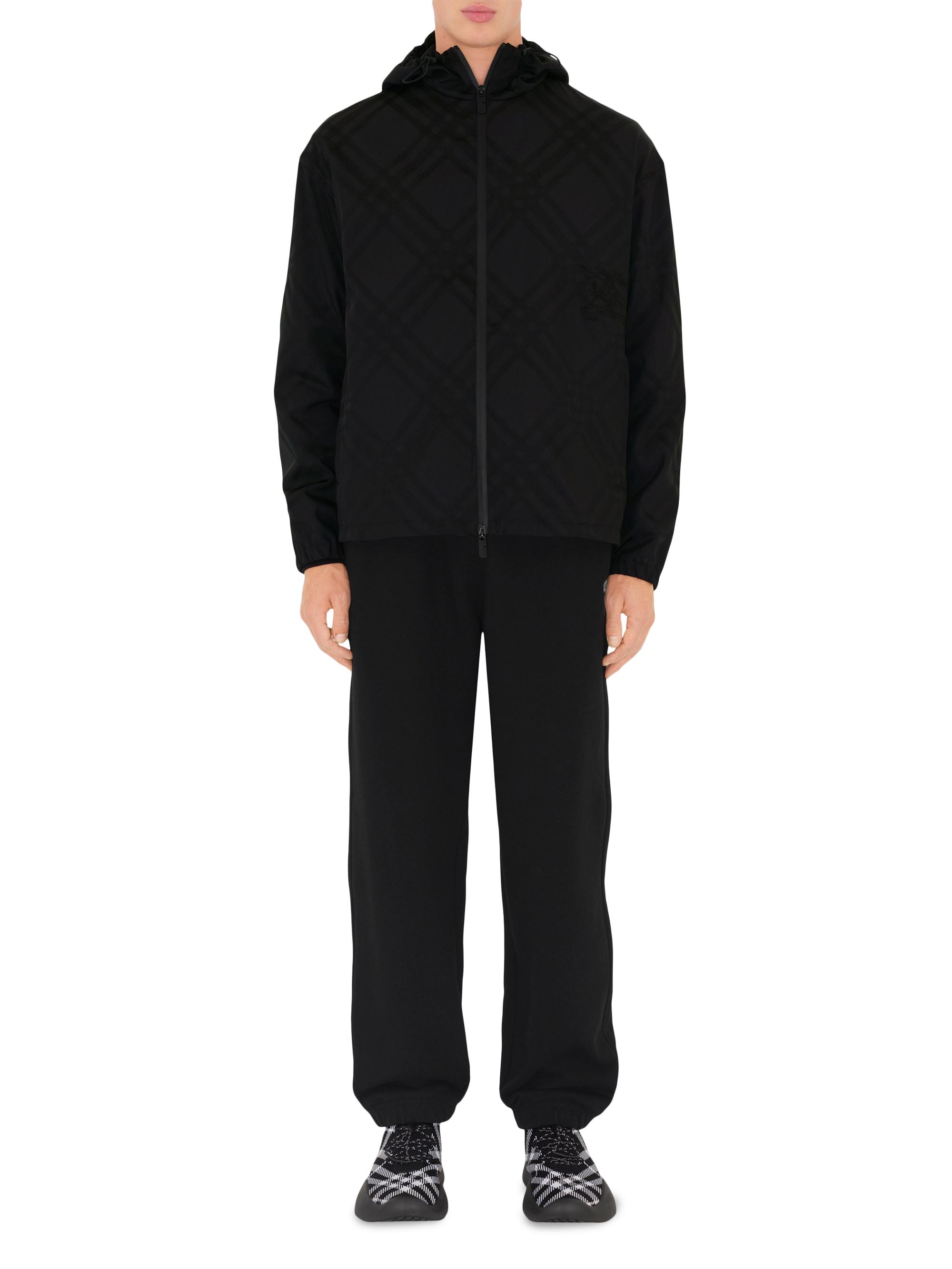 Burberry Nylon Check Windbreaker Jacket | Saks Fifth Avenue