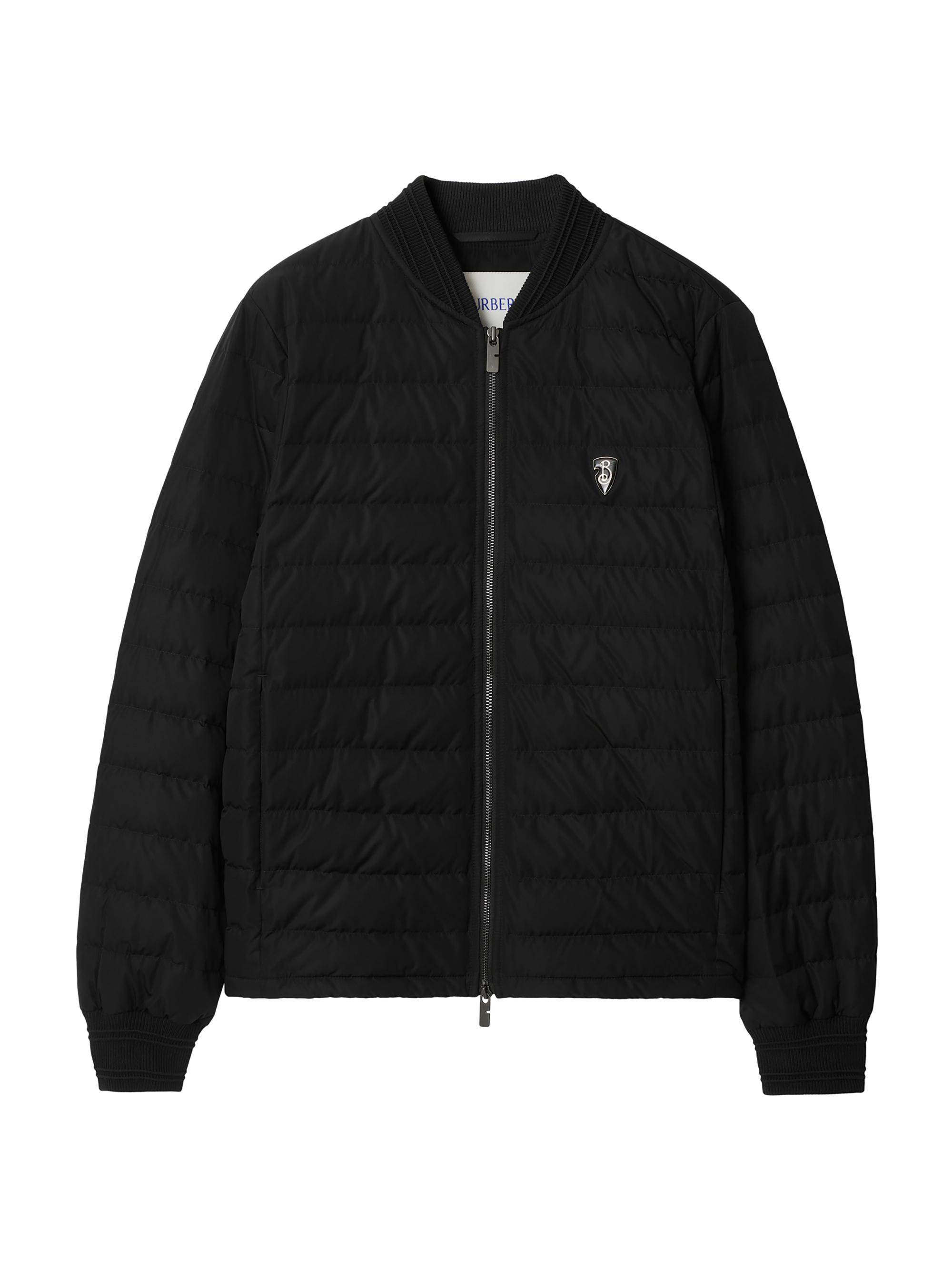 Burberry Men's Quilted Down Bomber Jacket - Black