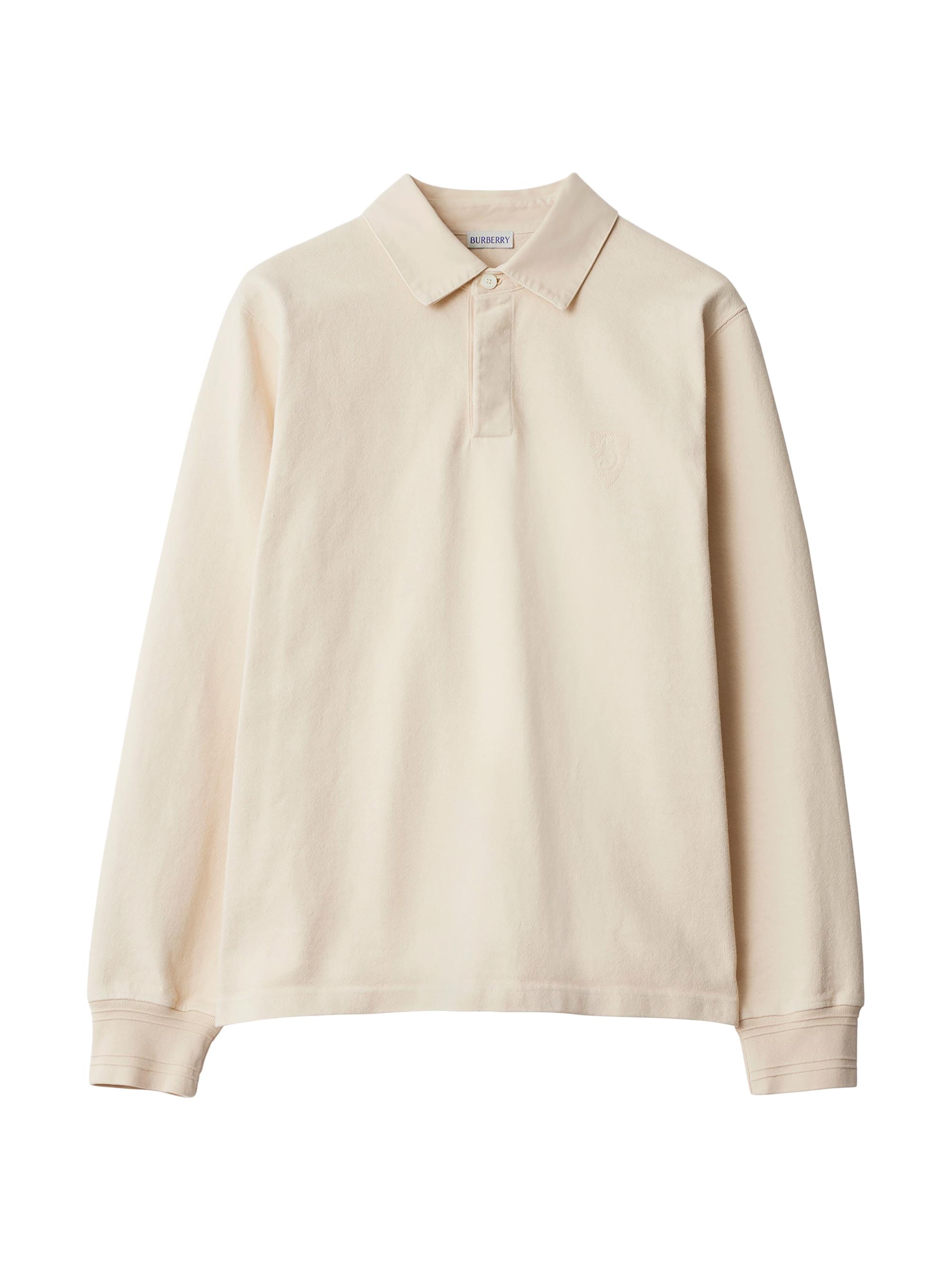 Burberry Men's Oversized Cotton Polo Shirt - Alpine