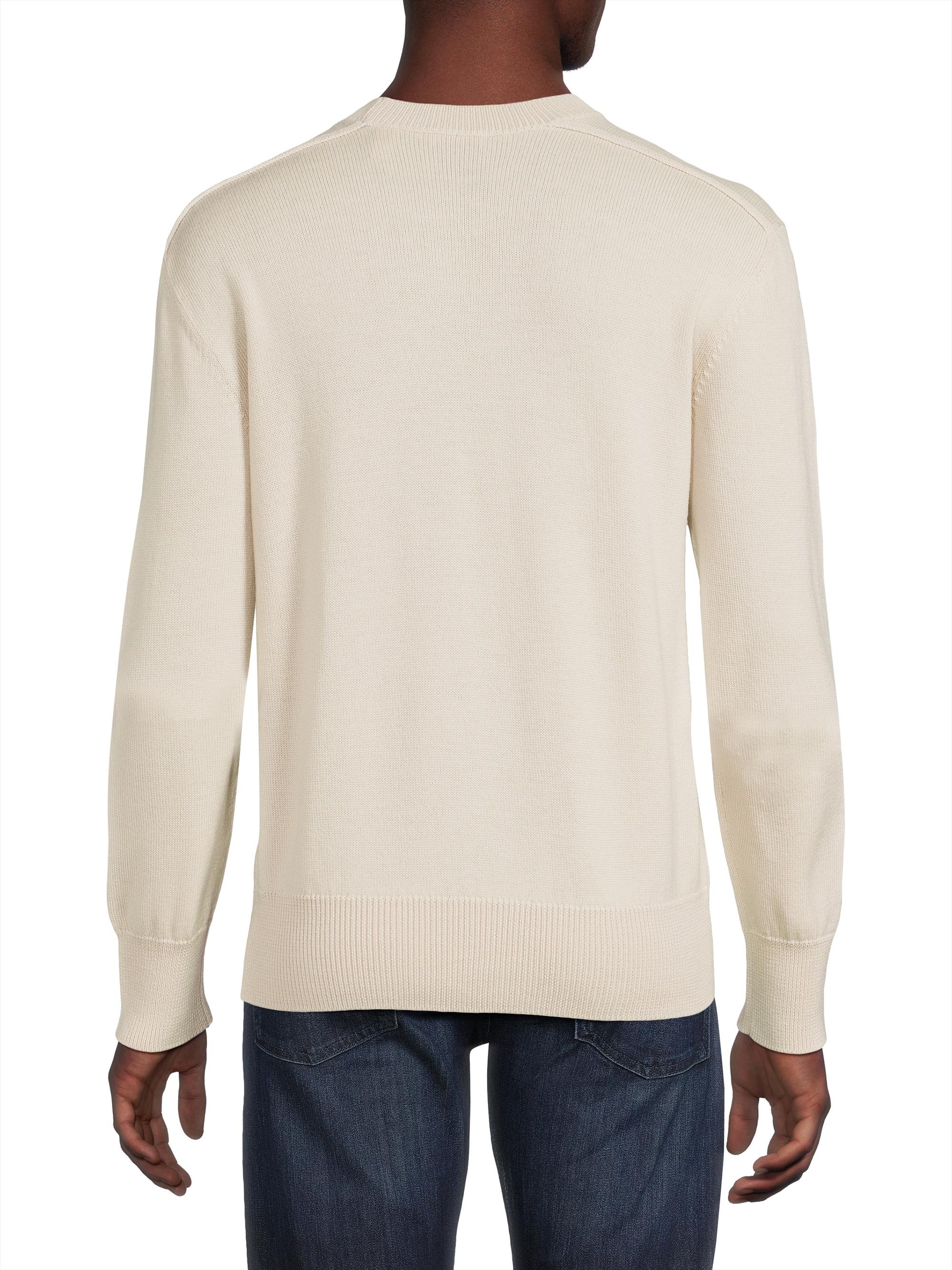 Burberry Check Label Wool Sweater | Saks Fifth Avenue