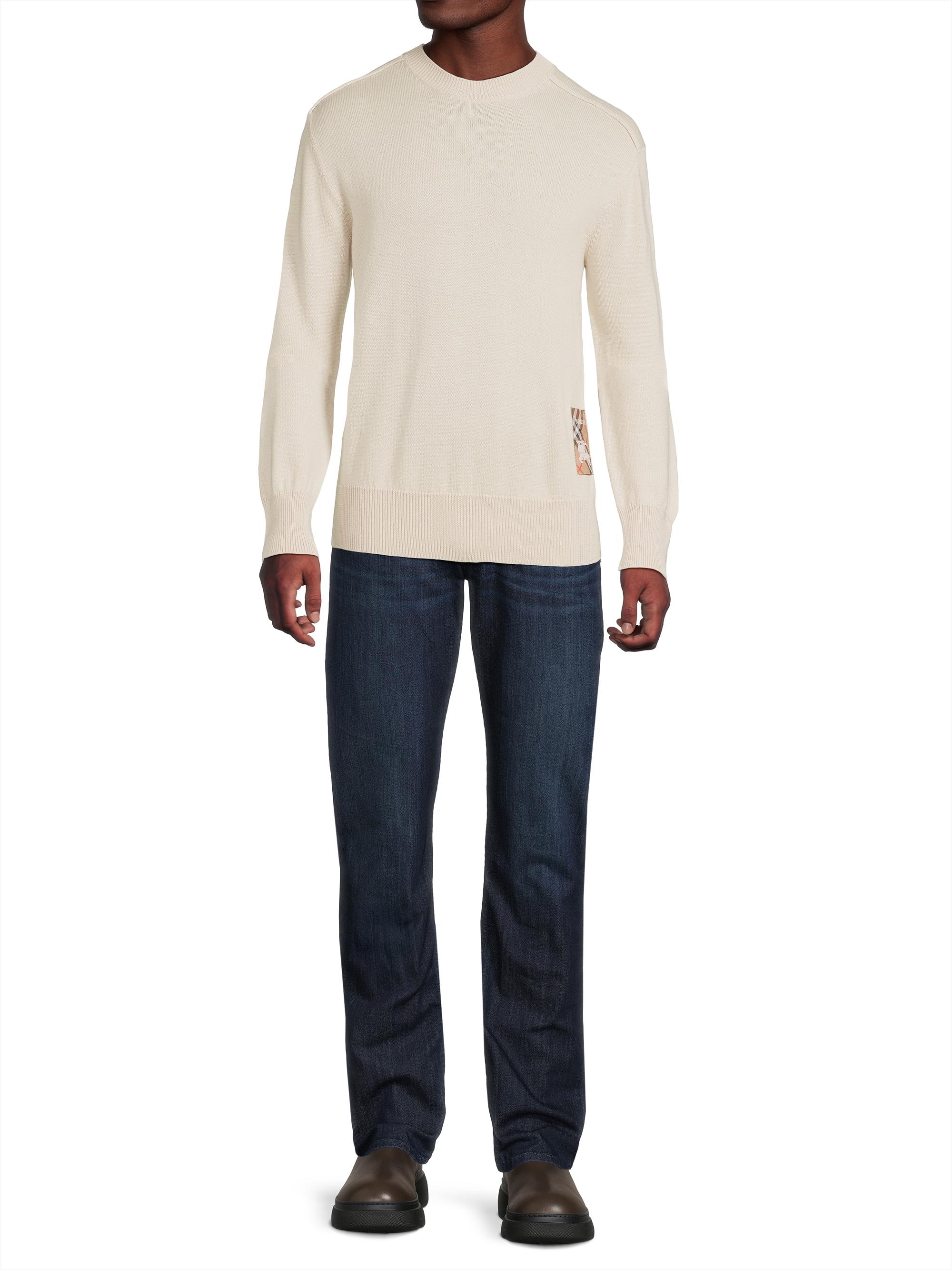 Burberry Check Label Wool Sweater | Saks Fifth Avenue