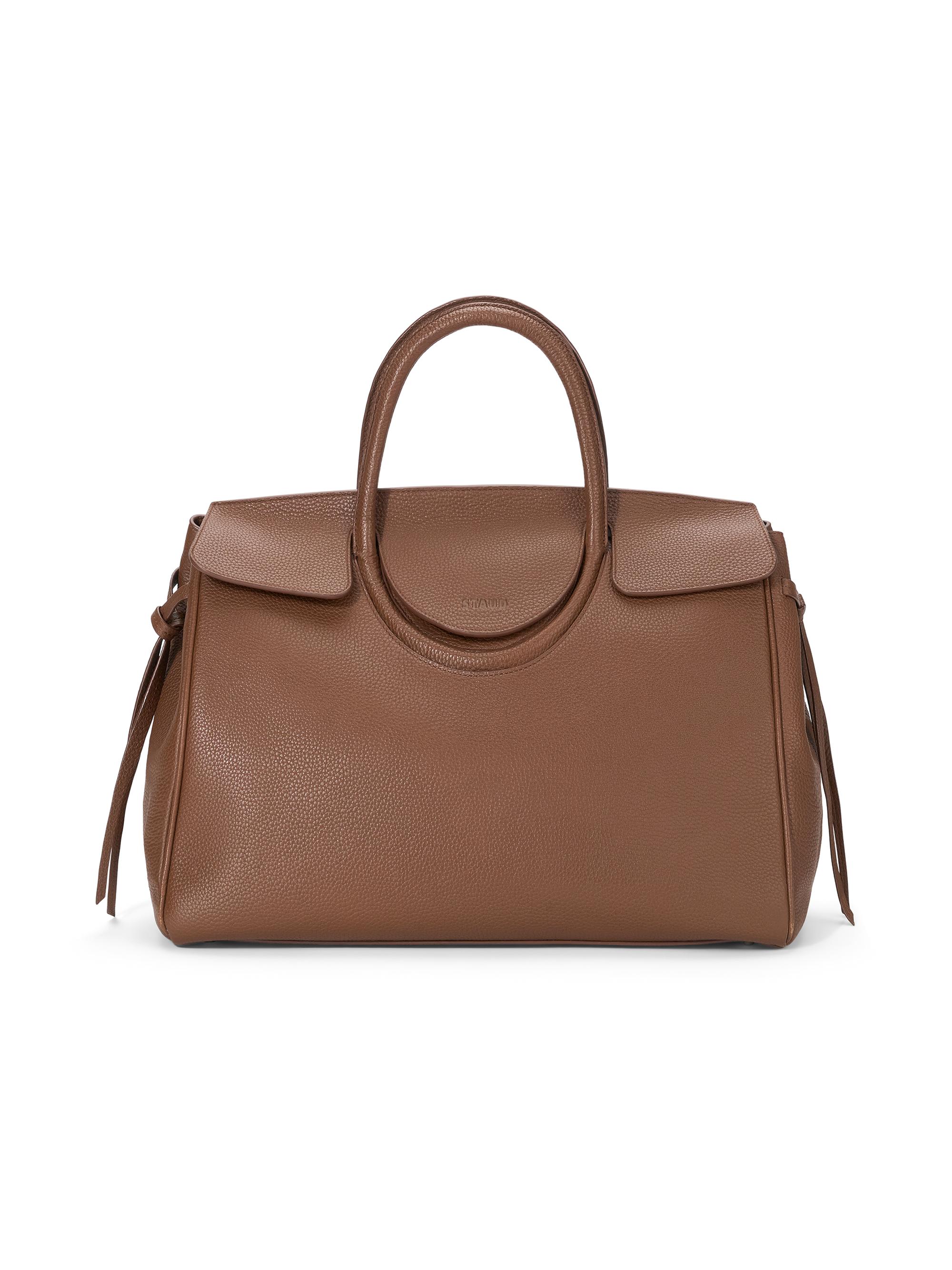 Staud Women's Maude Leather Top Handle Carryall - Espresso