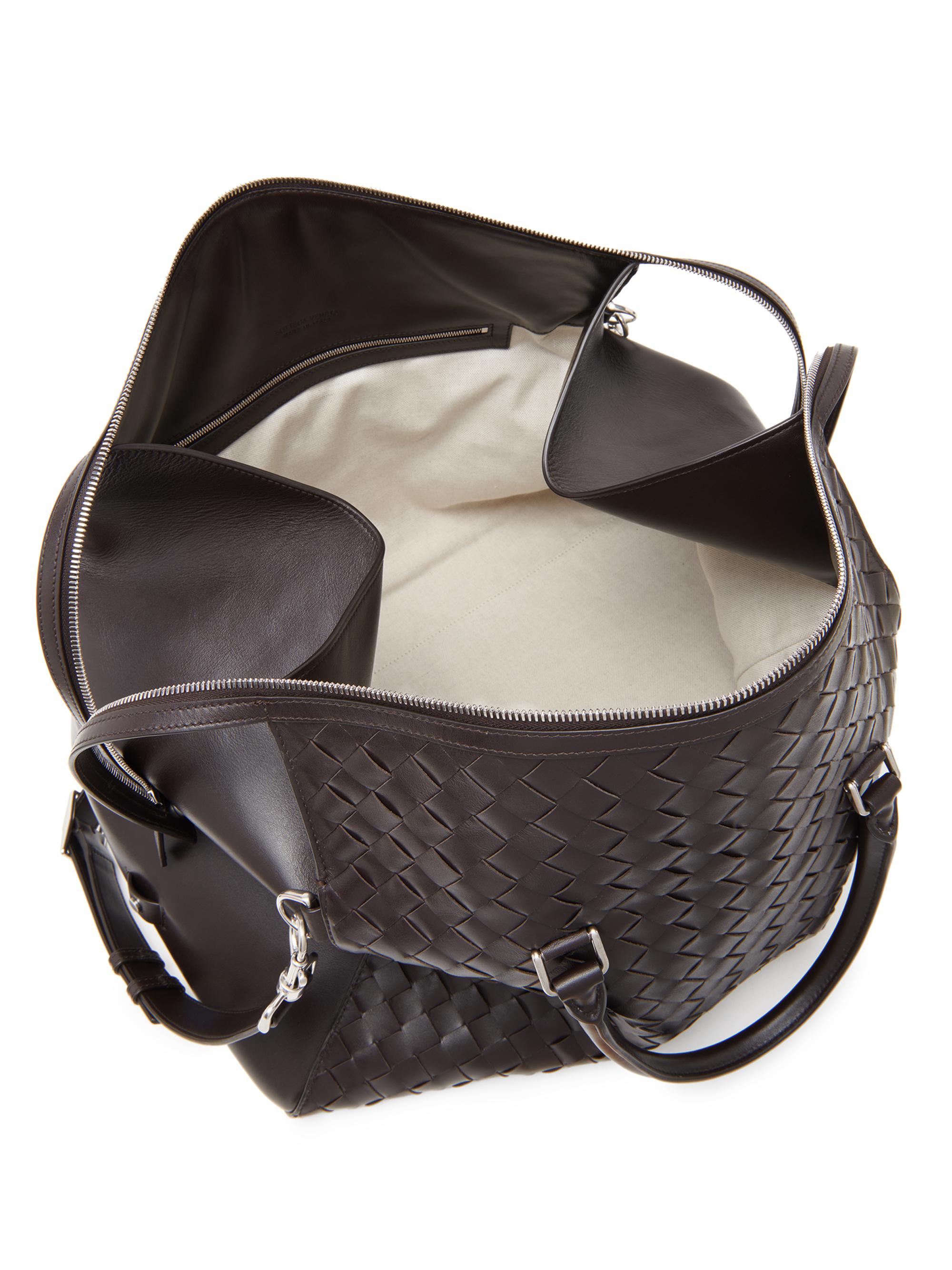 Bottega Veneta Intrecciato Leather Weekender | Saks Fifth Avenue
