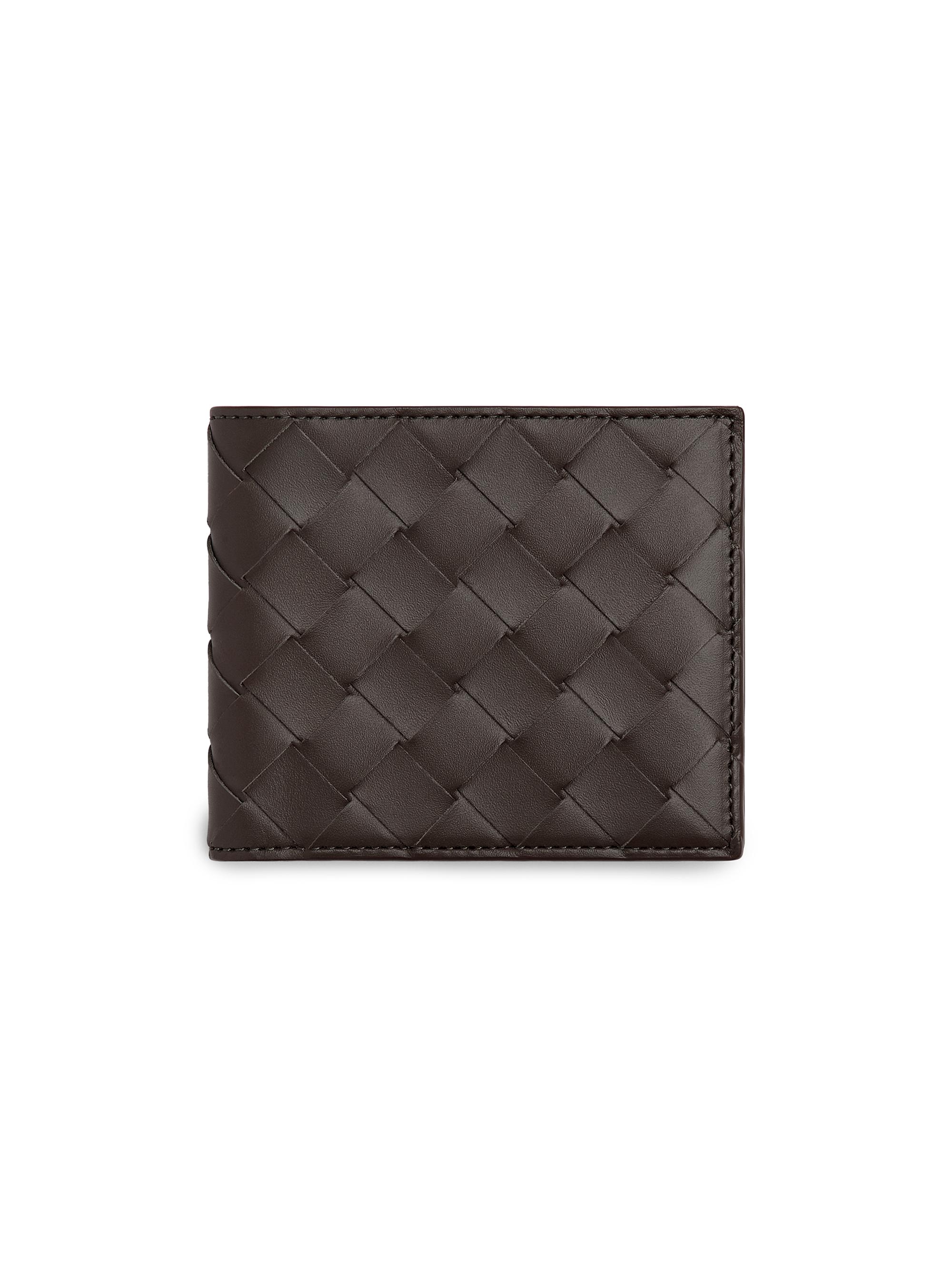 Bottega Veneta Men's Intrecciato Leather Bifold Wallet - Fondant Silver | Thumbnail 4