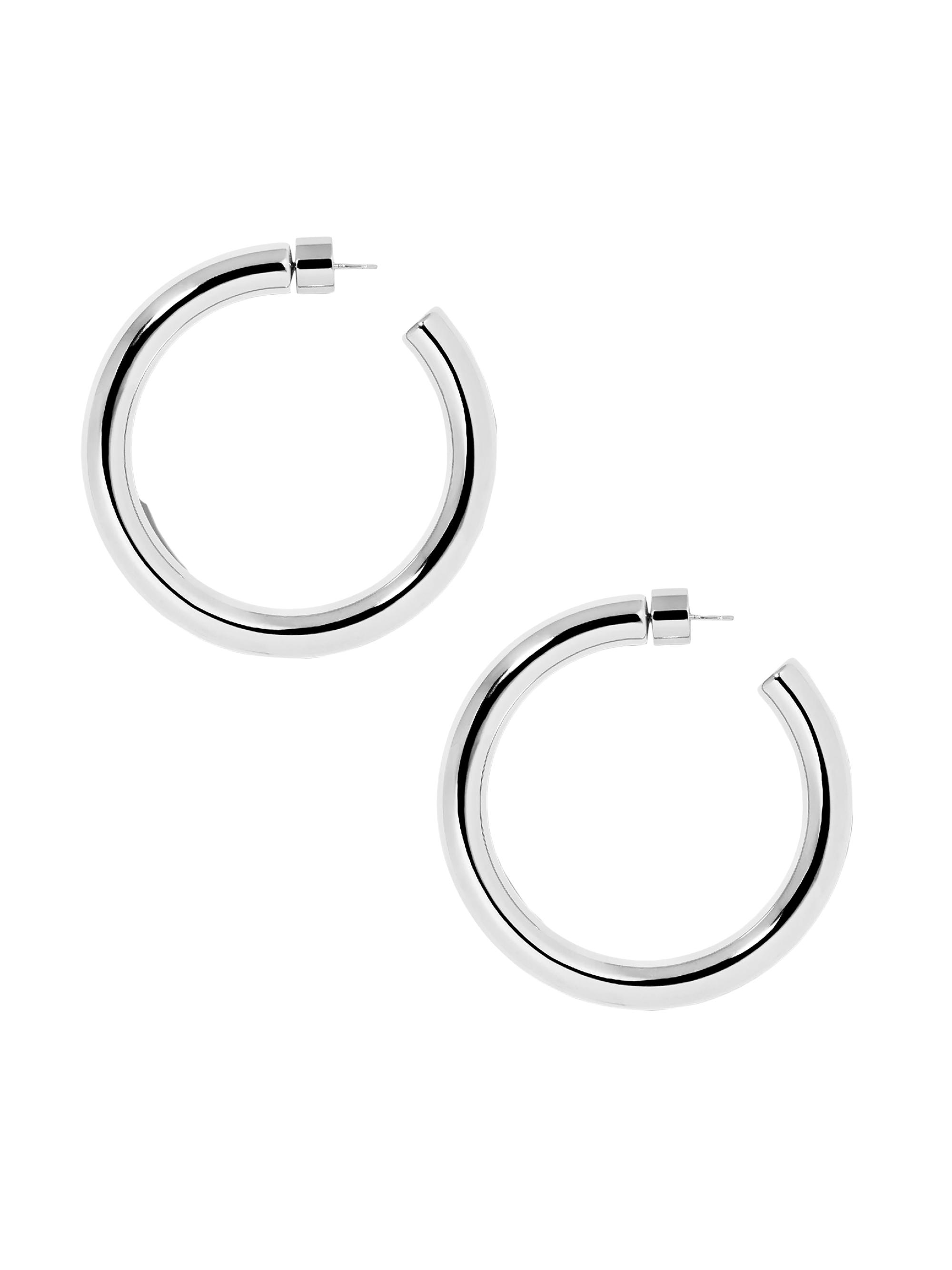 Jennifer Fisher Women's Samira Hoop Earrings - Silver