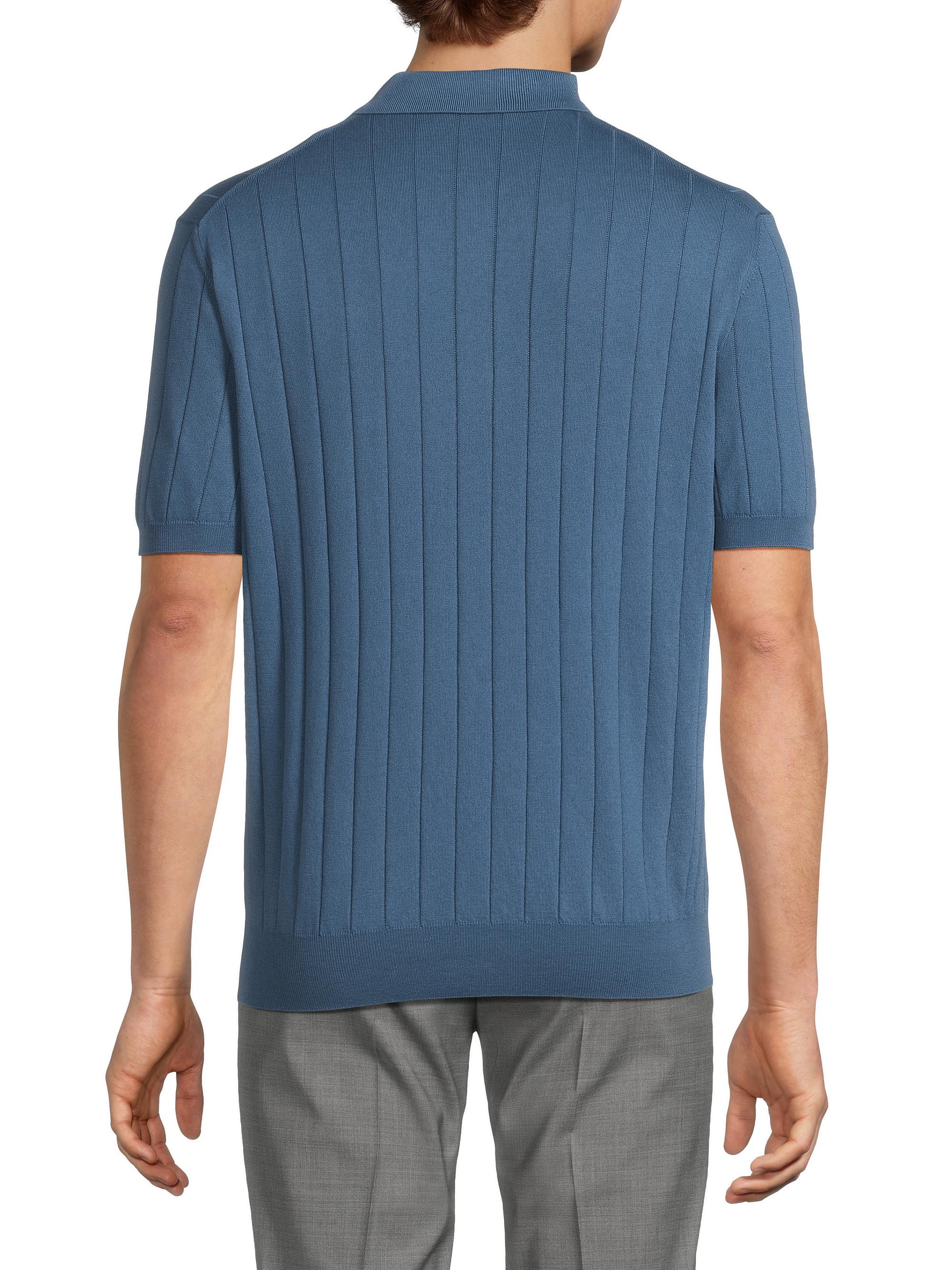 Corneliani Knit Short-Sleeve Polo Shirt | Saks Fifth Avenue