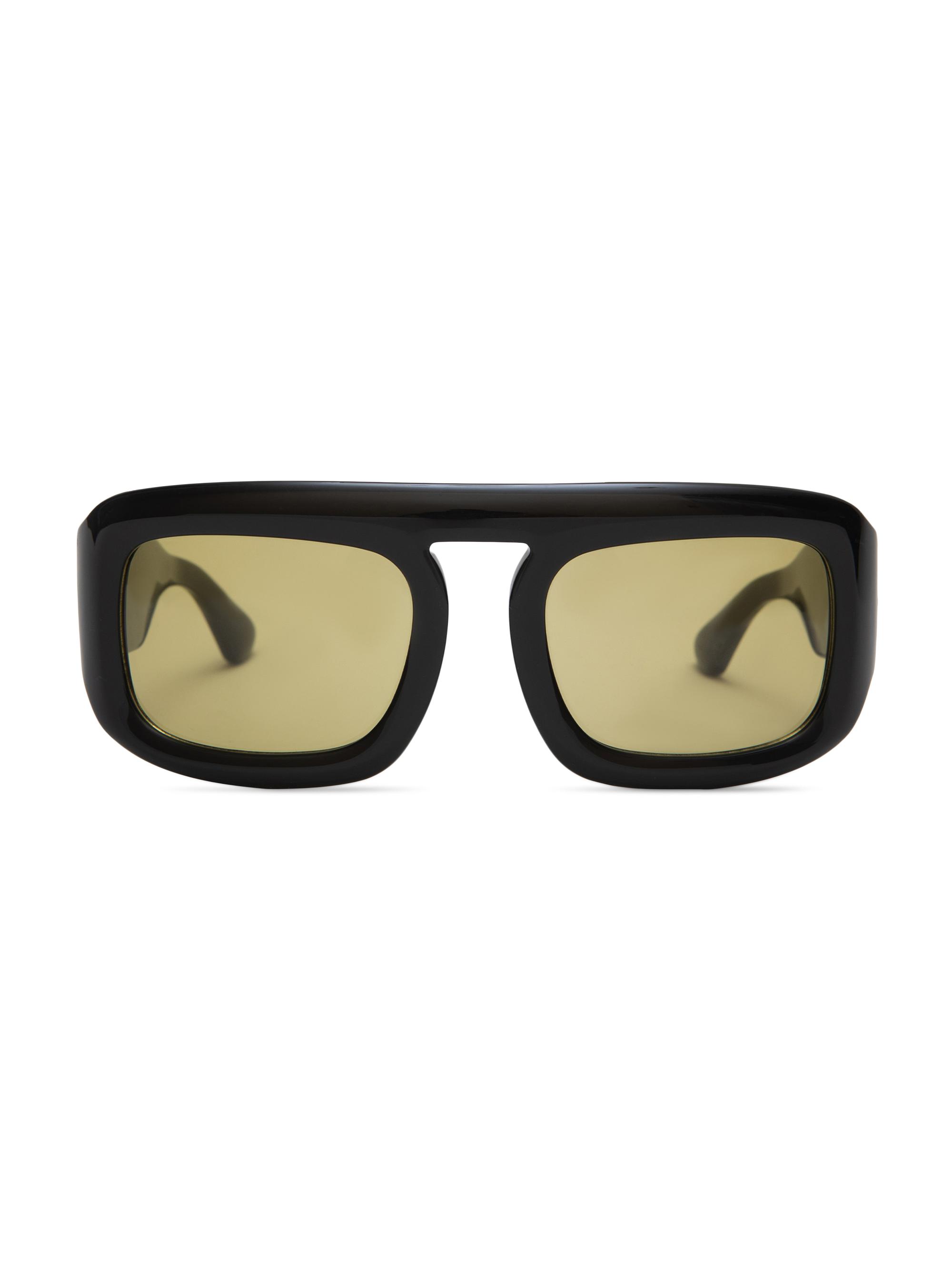 Elisa Johnson Women's Aries 57MM Aviator Sunglasses - Green Black