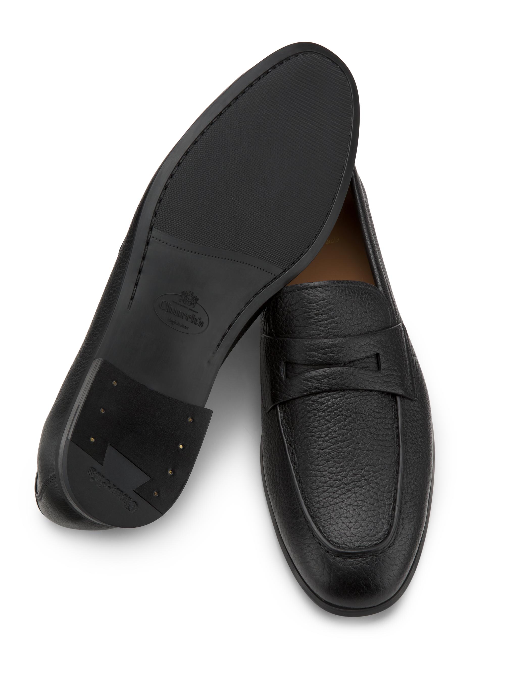 Church's Milton R Apron-Toe Leather Penny Loafers | Saks Fifth Avenue