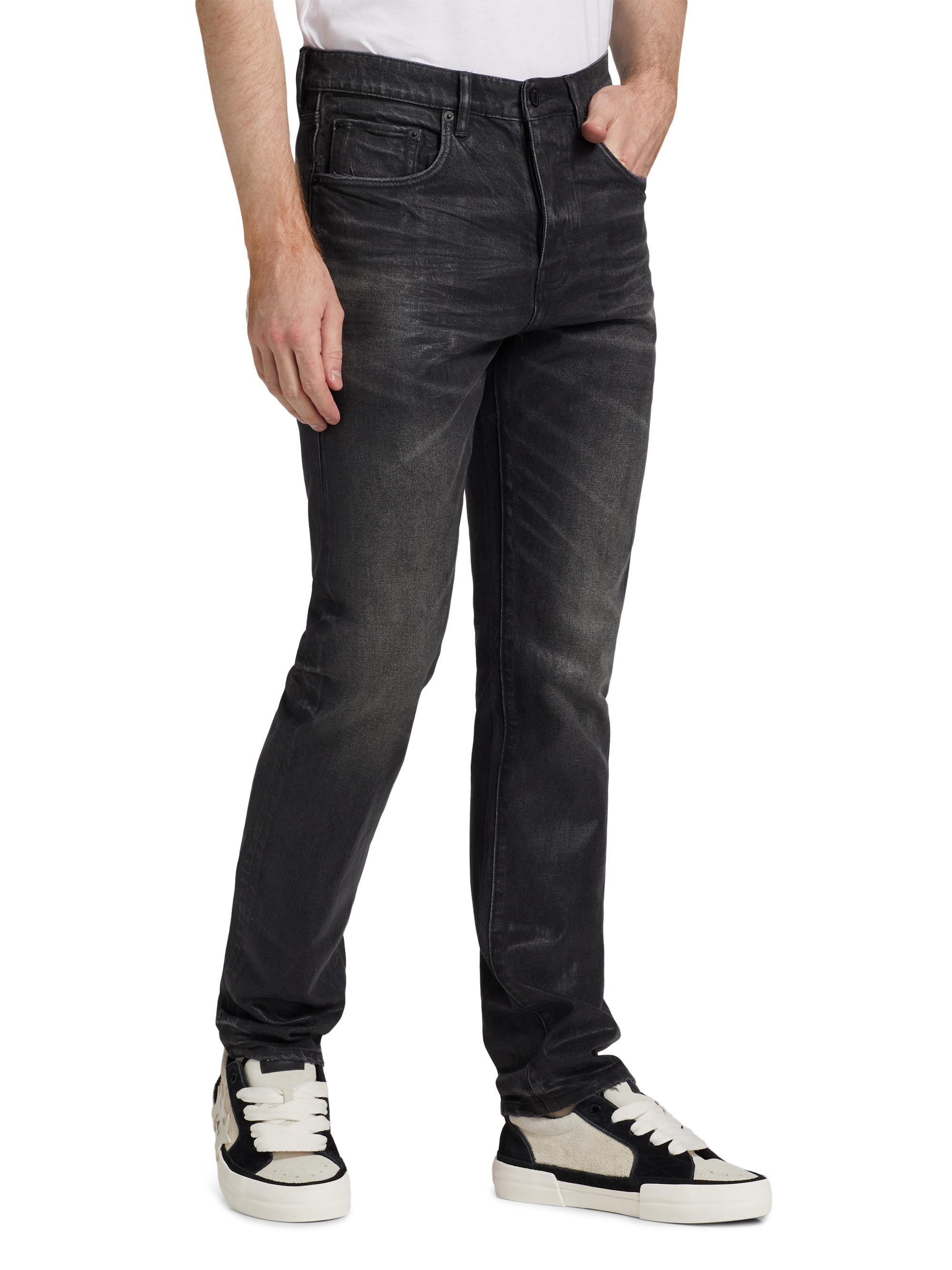 Purple Brand Double Dip Coated Straight-Leg Jeans | Saks Fifth Avenue