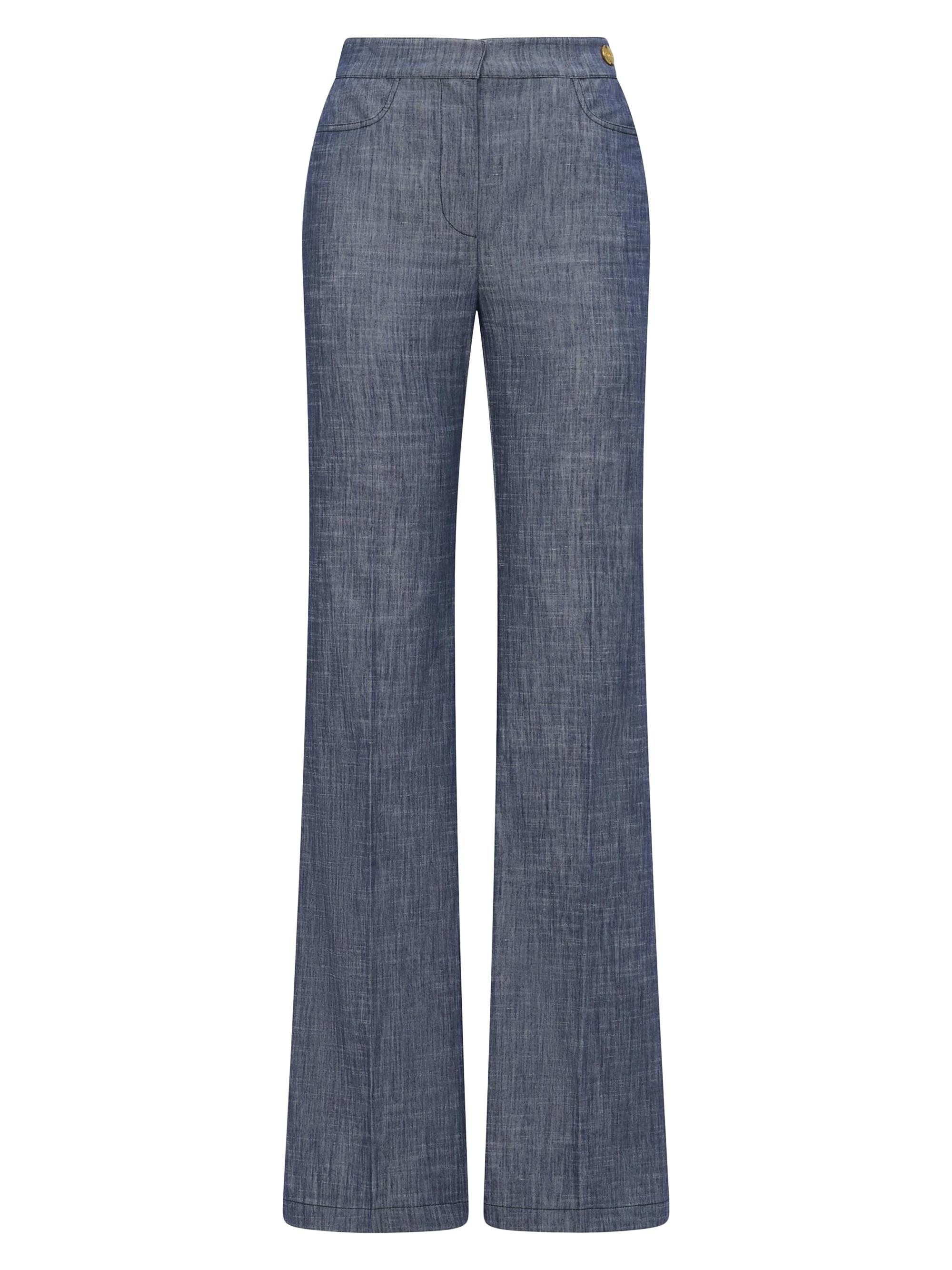 Callas Milano Women's Tonne High Rise Flared Jeans - Navy