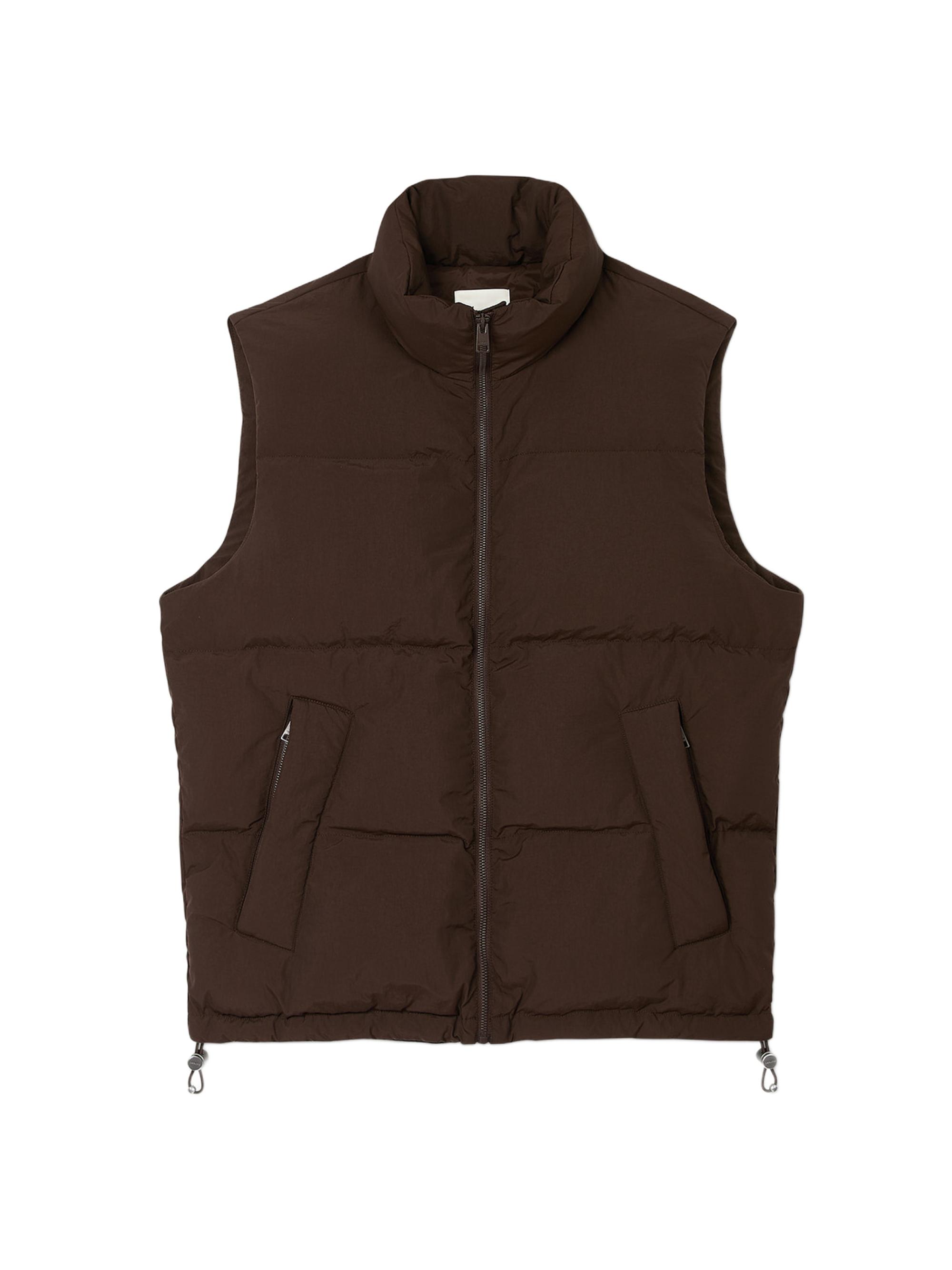 Sandro Men's Sleeveless Down Jacket - Chocolate