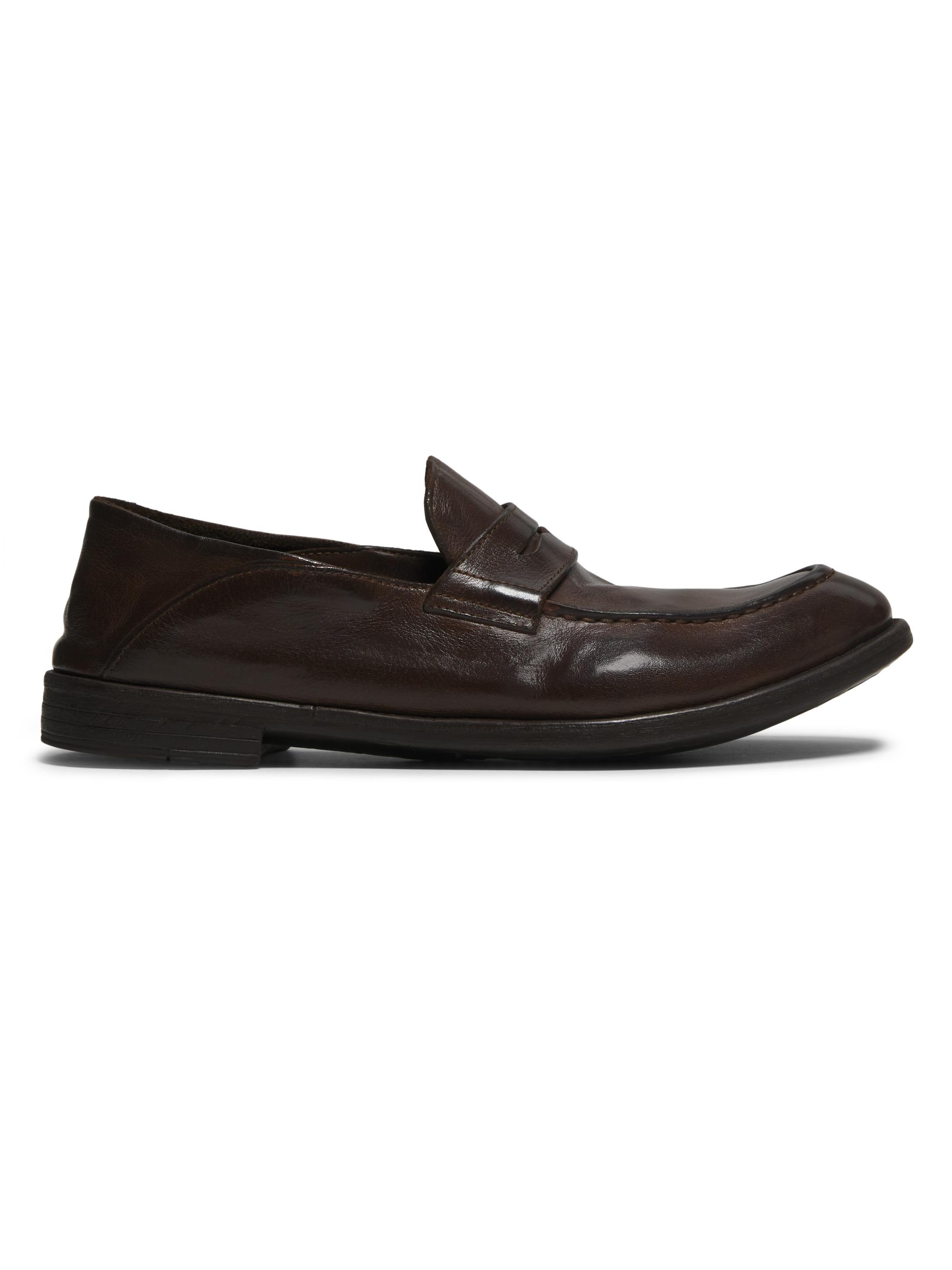 Officine Creative Men's Arc Leather Penny Loafers - Cigar