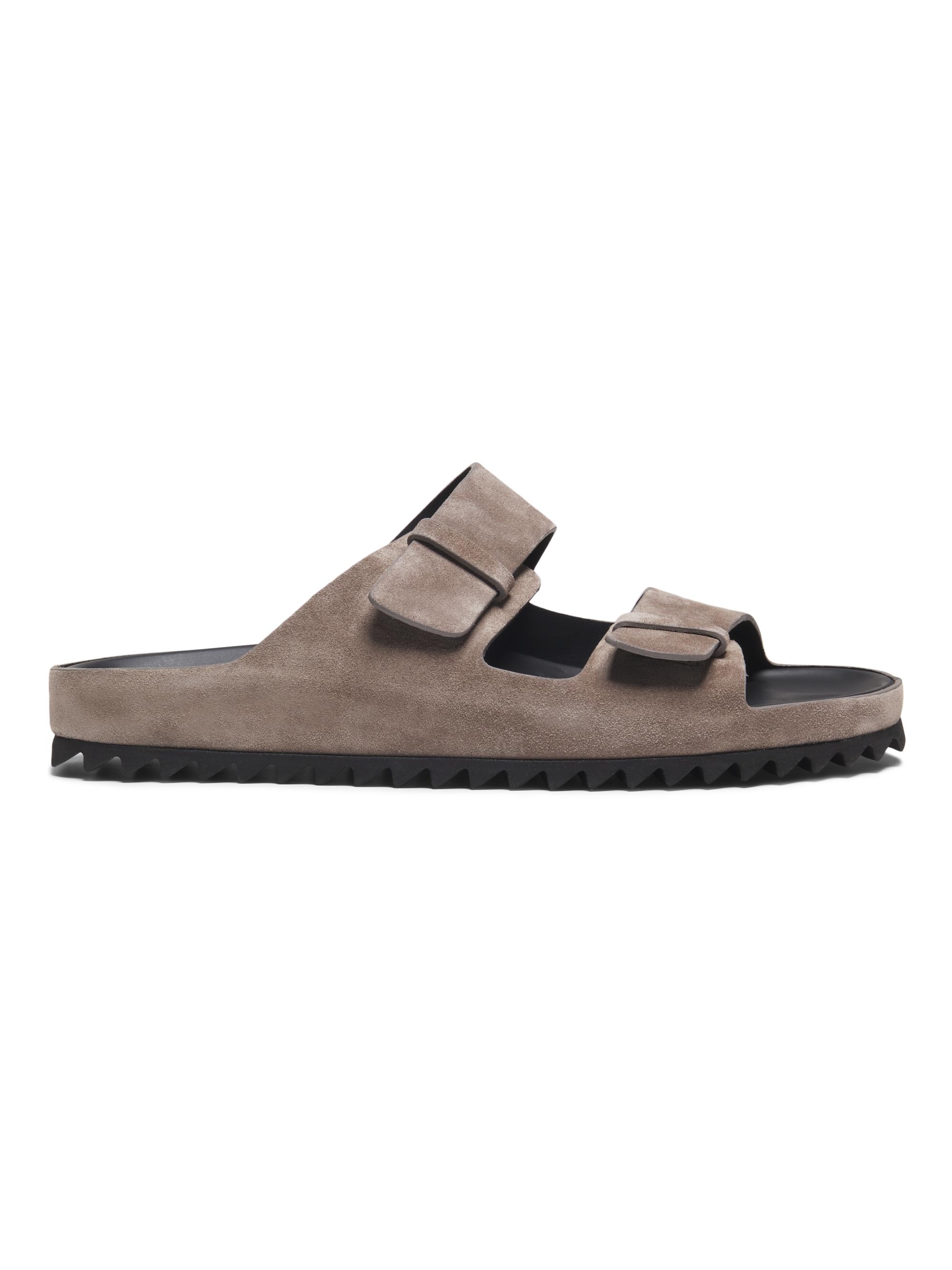 Officine Creative Men's Agora Suede Flat Sandals - Quarzo