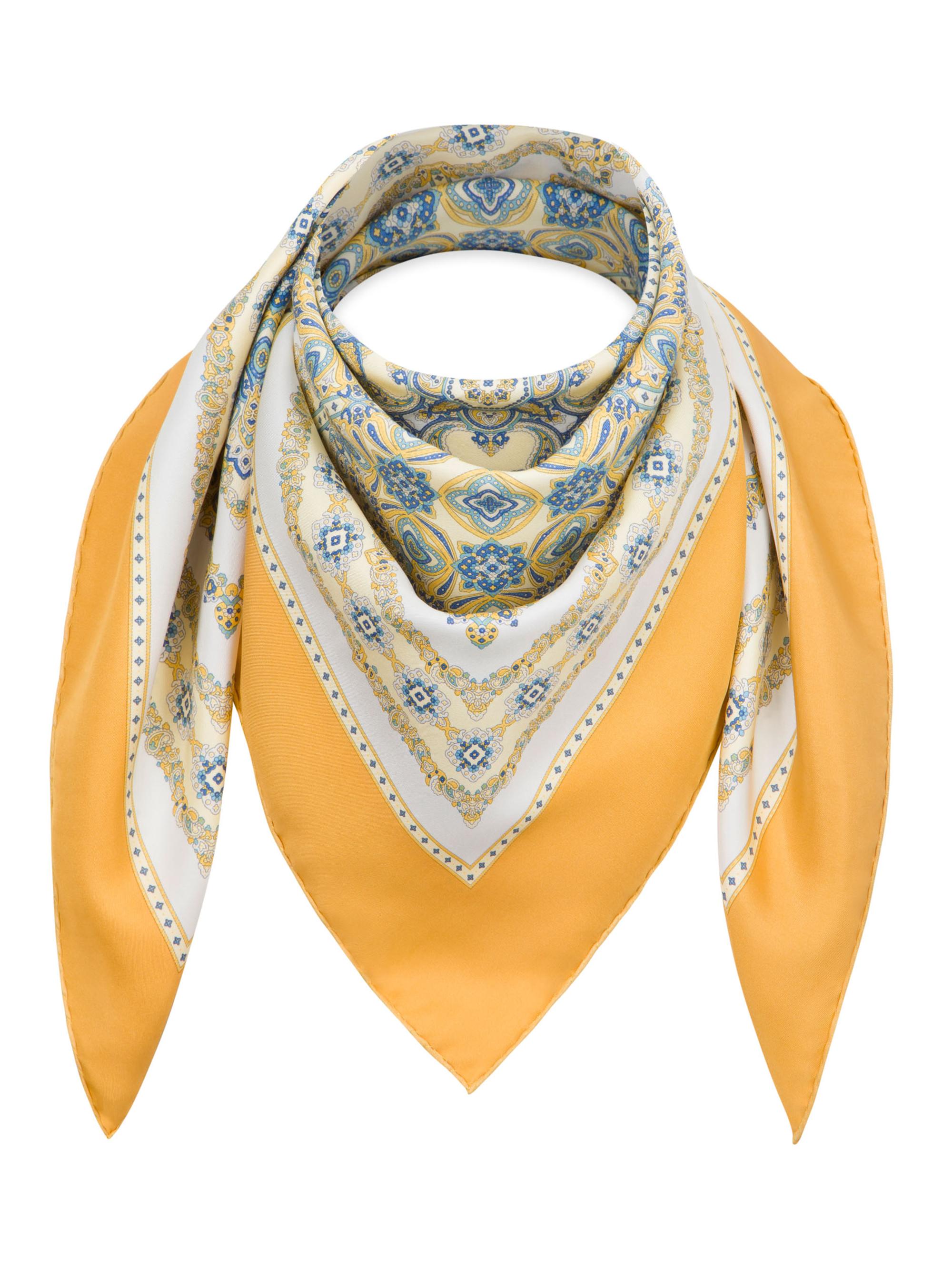 Stefano Ricci Men's Silk Scarf - Yellow