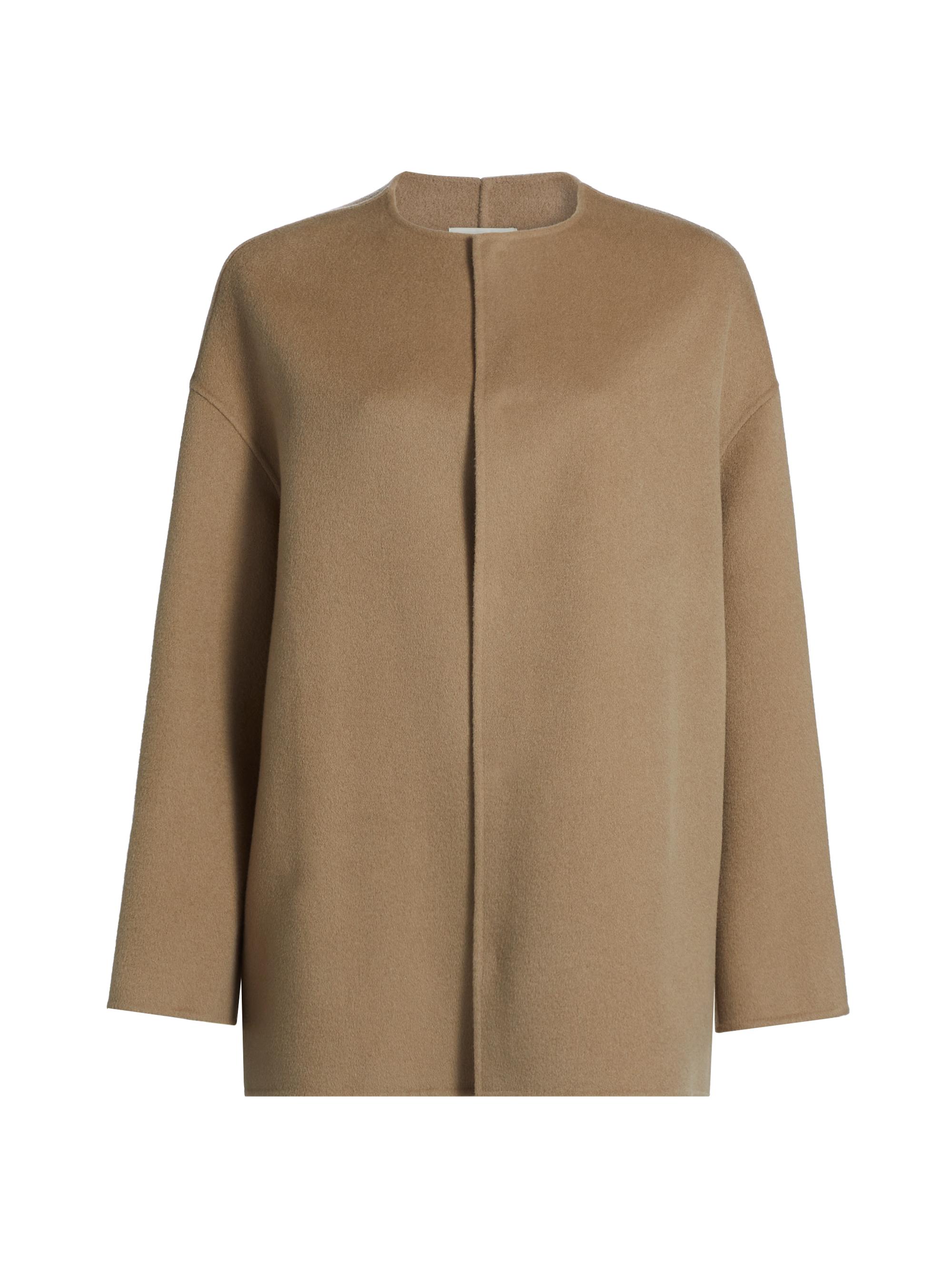 Loulou de Saison Women's Gio Wool-Cashmere Short Coat - Mink Taupe