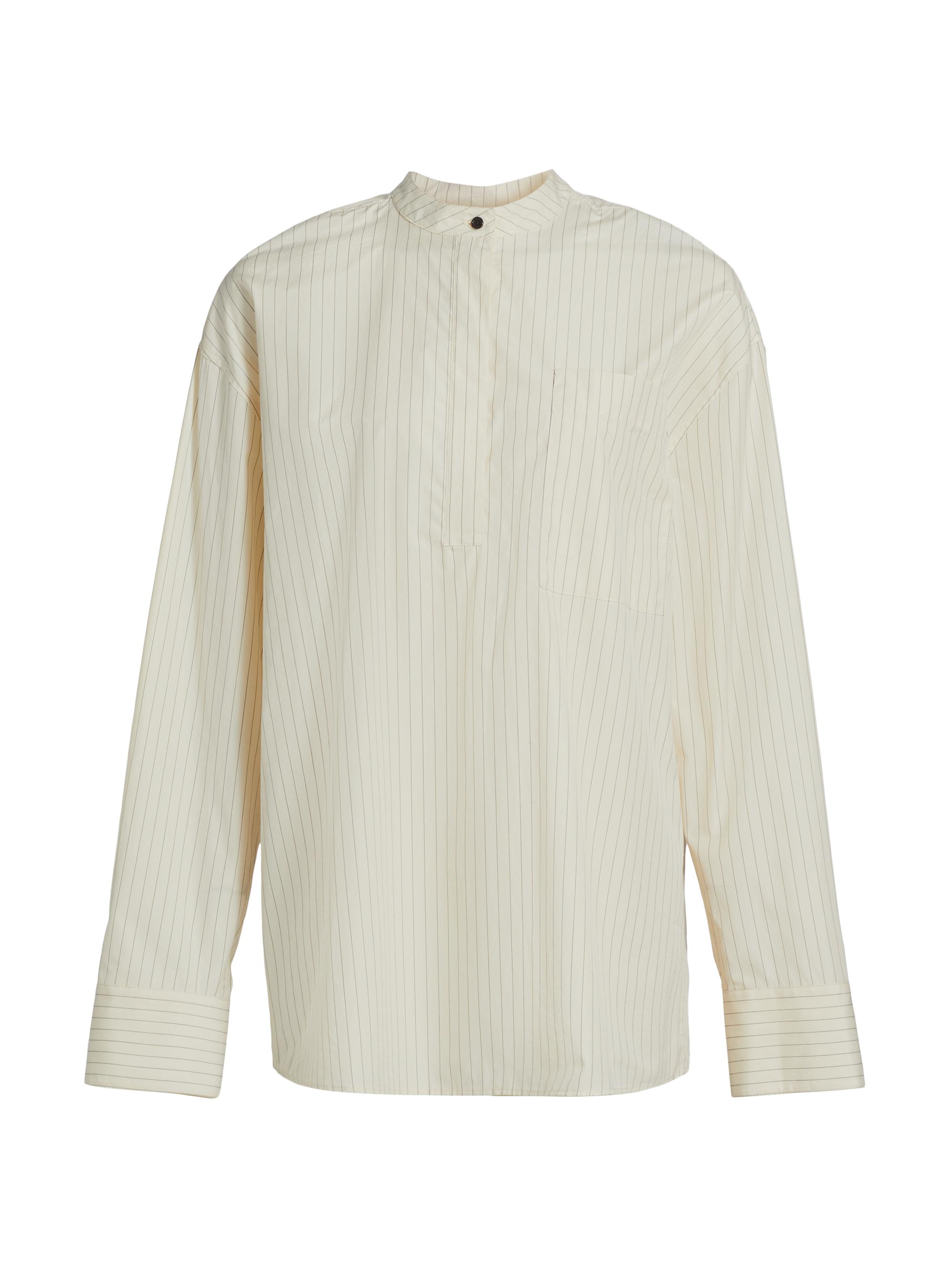 Loulou de Saison Women's Pavi Stripes Blouse -  Black Stripes