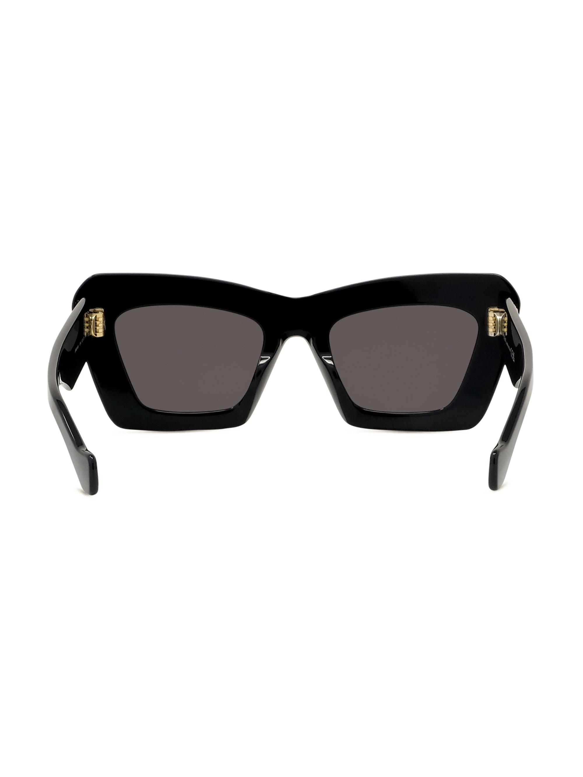 ロエベANAGRAMヒ-ルレザ-ブ-ツBLACK39 LOEWE Anagram 52MM Cat-Eye Sunglasses | Saks Fifth Avenue