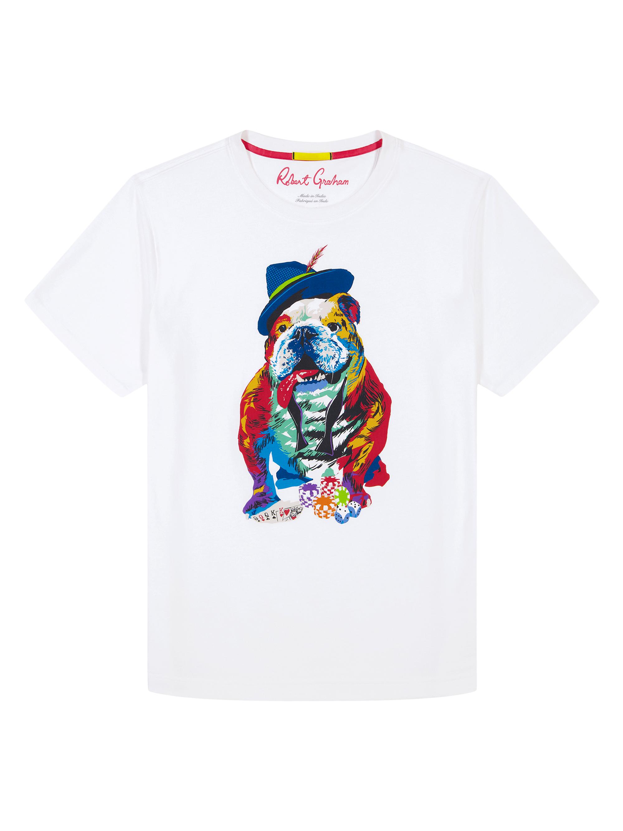 Robert Graham Men's Casino Graham Graphic T-Shirt - White