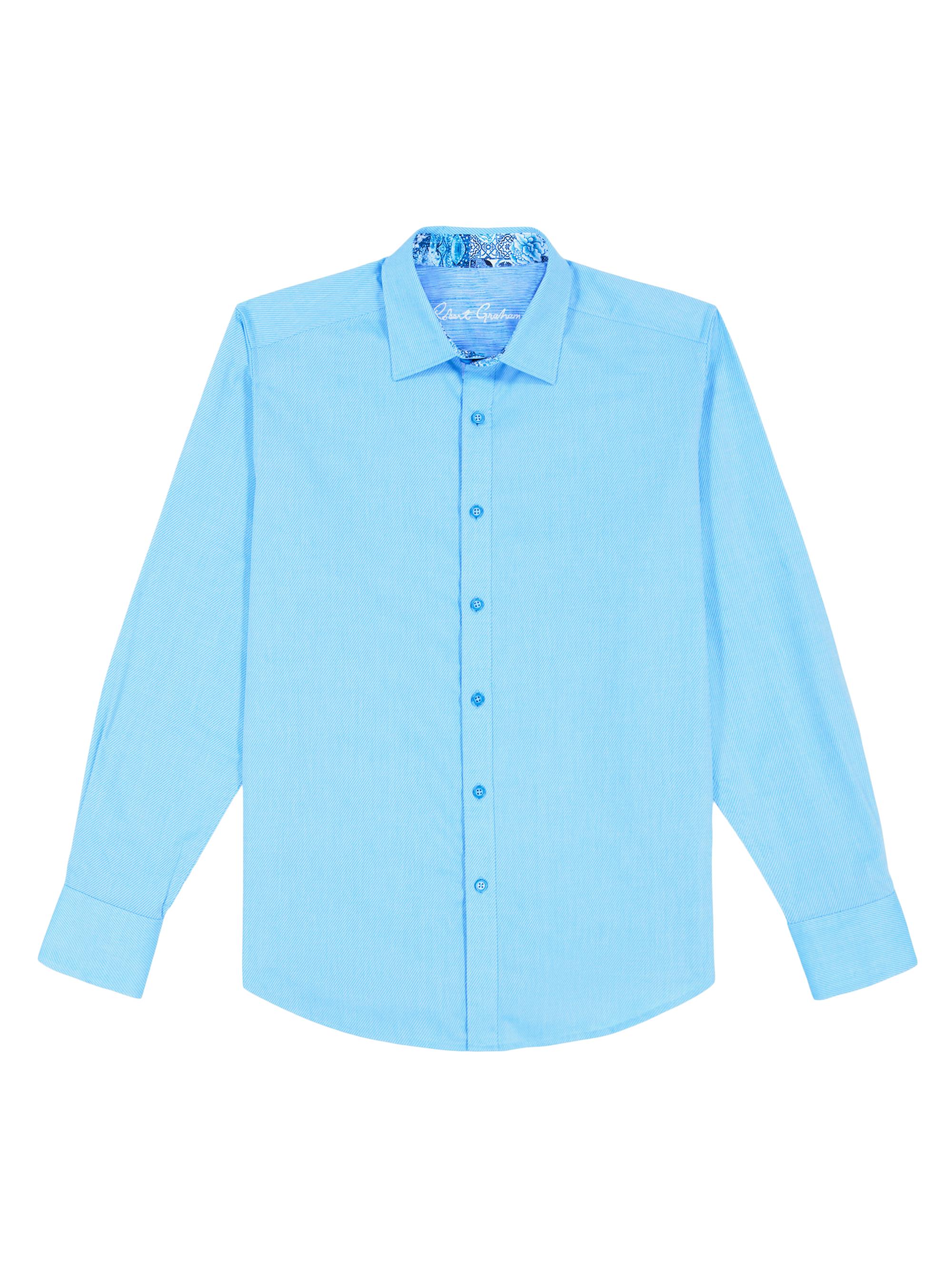 Robert Graham Men's Wayfarer Woven Shirt - Turquoise