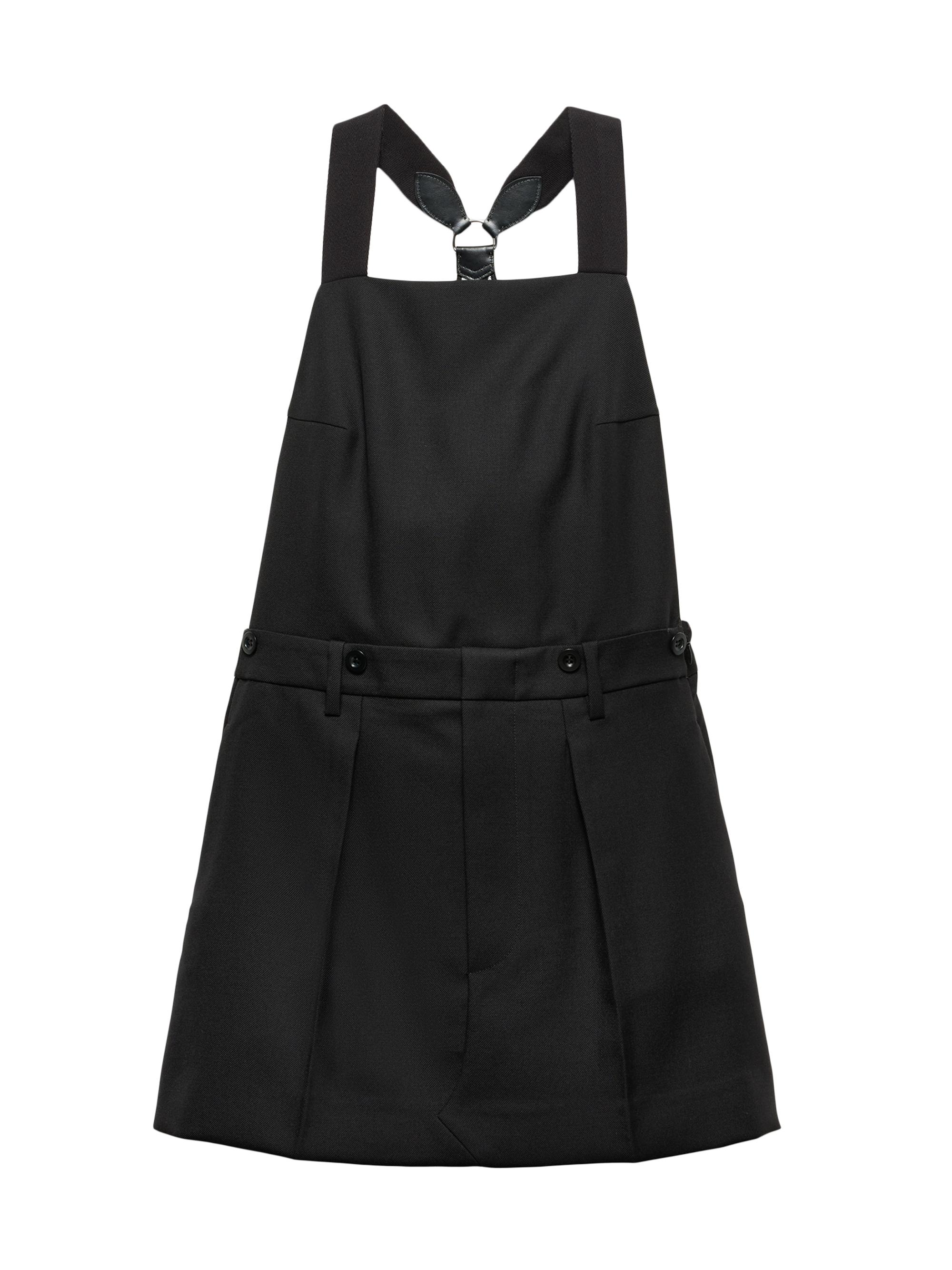 Prada Women's Gabardine Mini Dress - Black