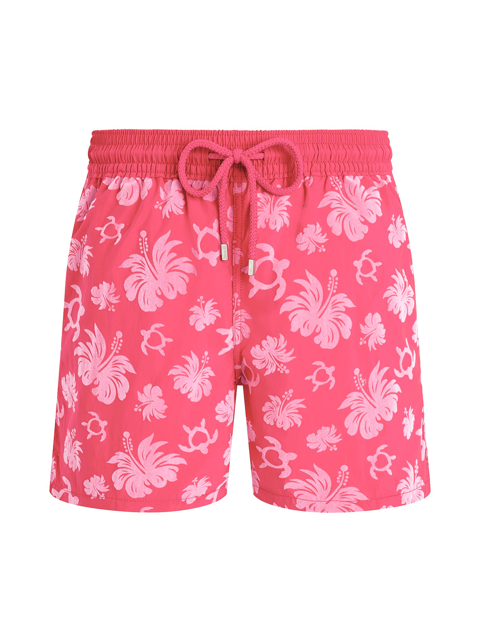 Vilebrequin Men's Turtle Heart Swim Trunks - Groseille