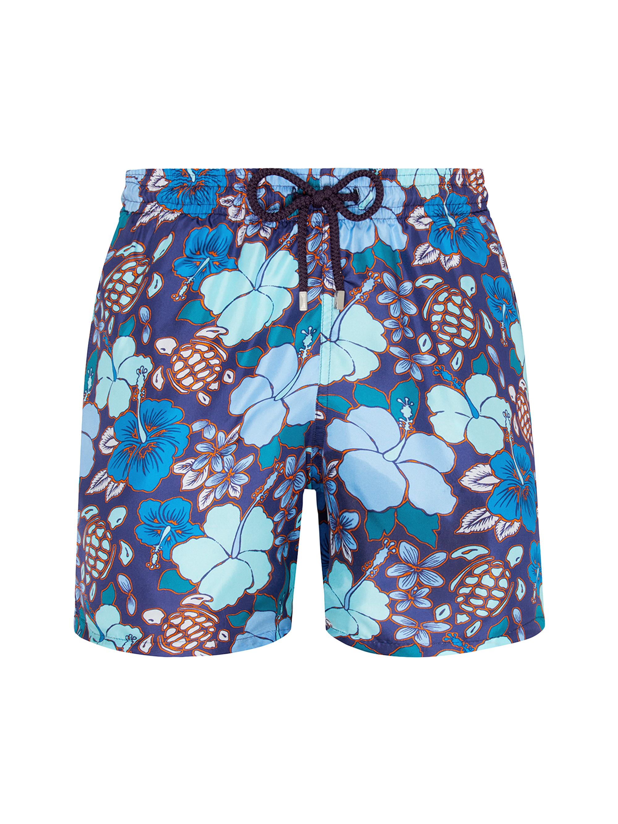 Vilebrequin Men's Floral Silk Bermuda Shorts - Minuit