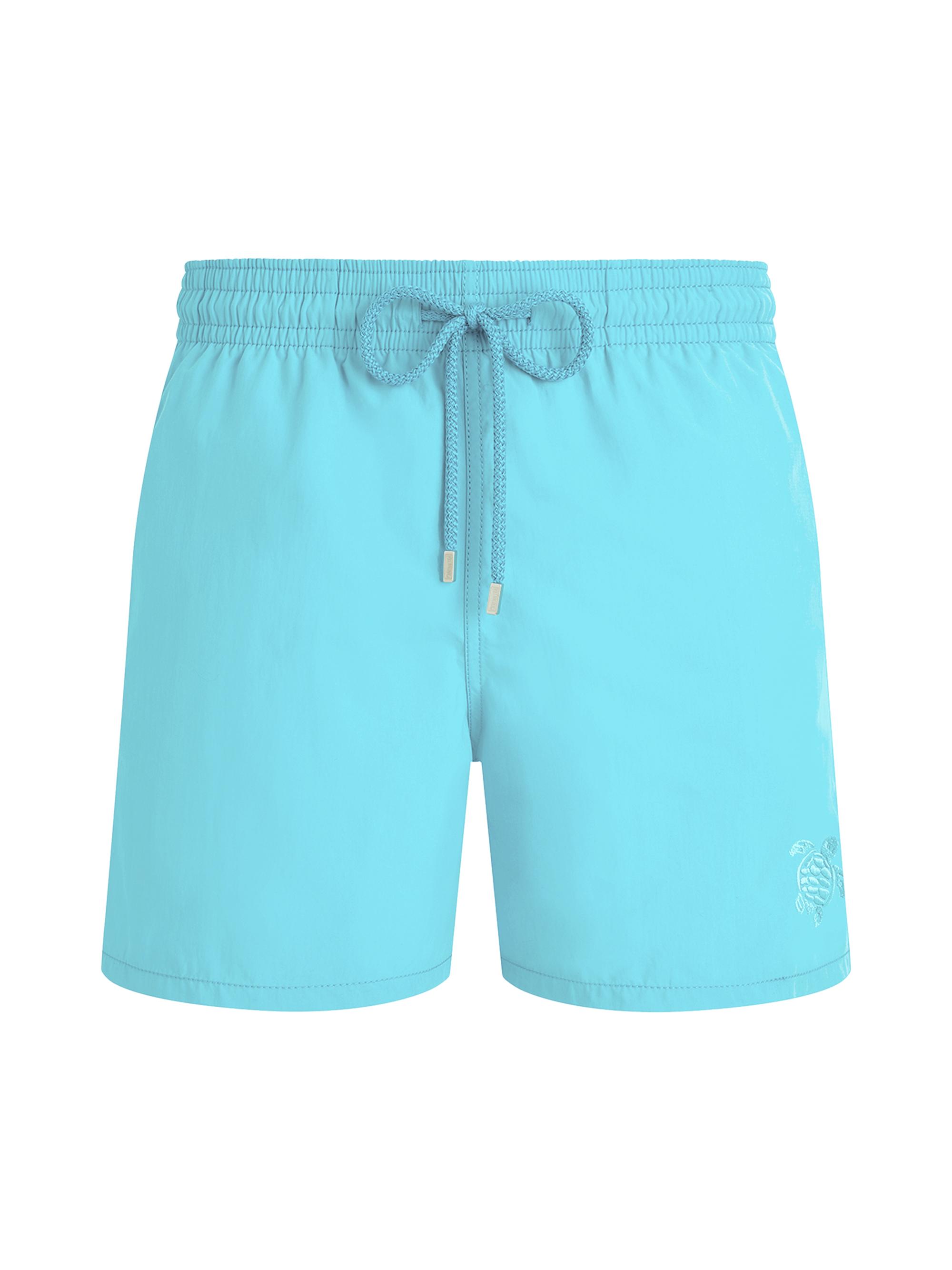Vilebrequin Men's Water-Reactive Turtle Swim Shorts - Bora Bora