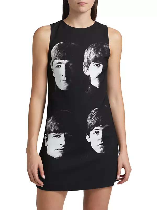 Shop Alice + Olivia A + O x The Beatles Clyde Shift Dress Shop Alice + Olivia A + O x The Beatles Clyde Shift Dress